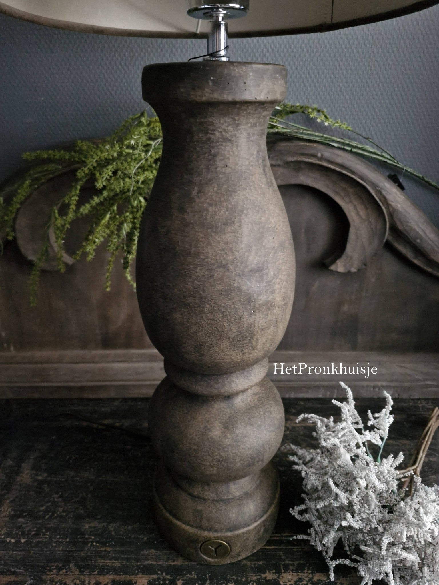 Brynxz. Lamp baluster. Majestic Brown