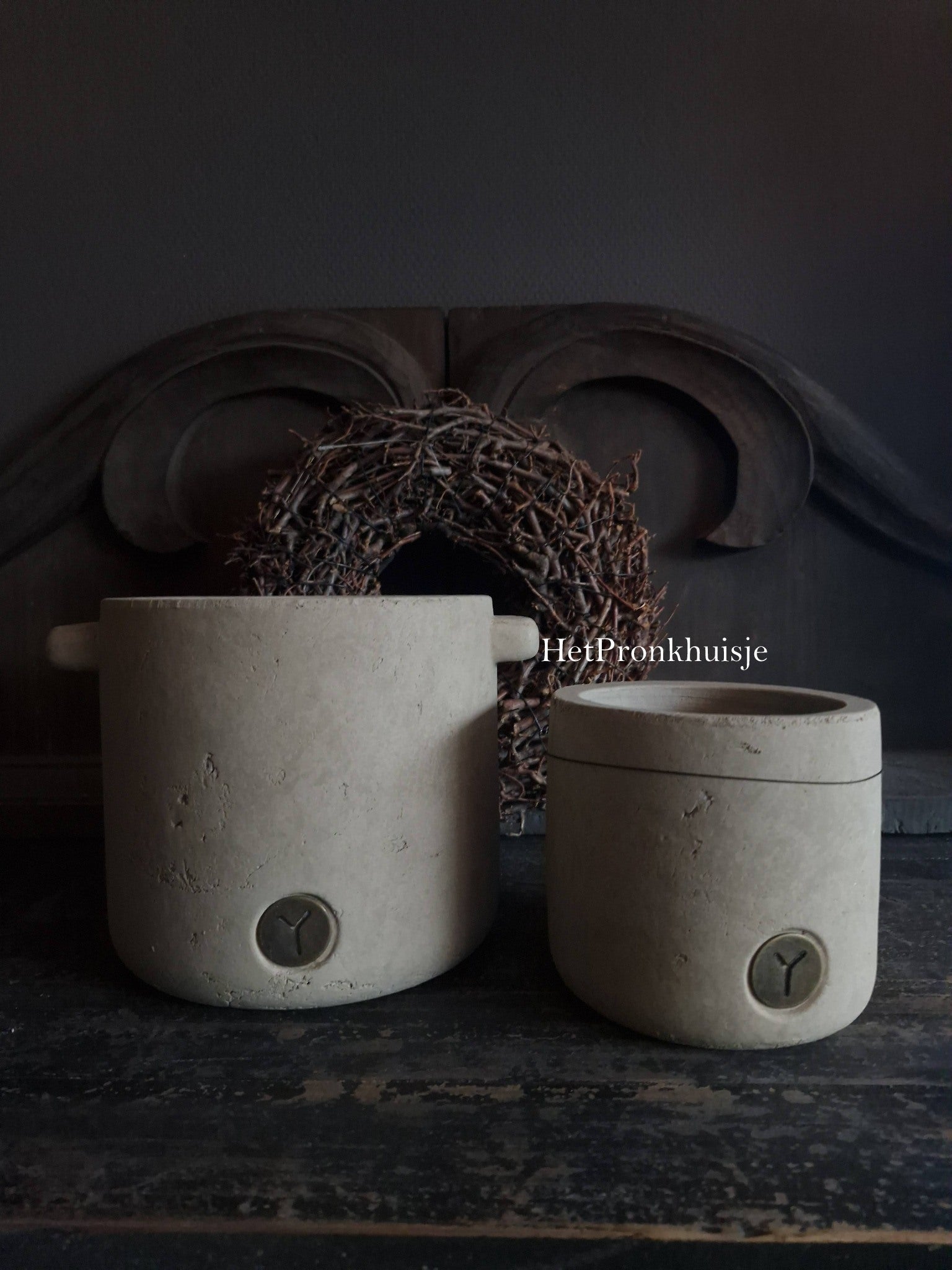 Brynxz. Set 2. Potten. Majestic Taupe