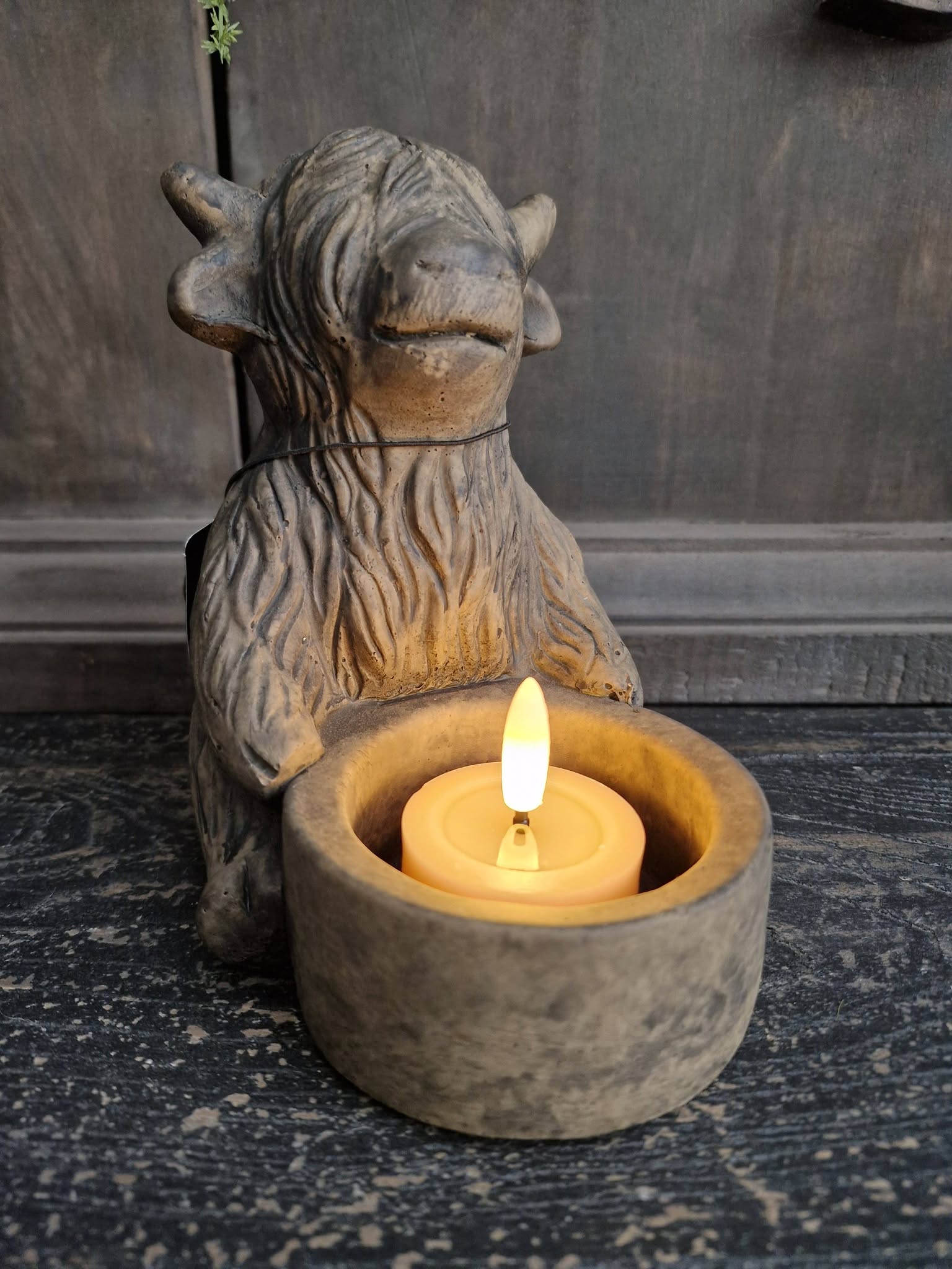 Brynxz. Tealightcup Scotty Majestic Brown Large