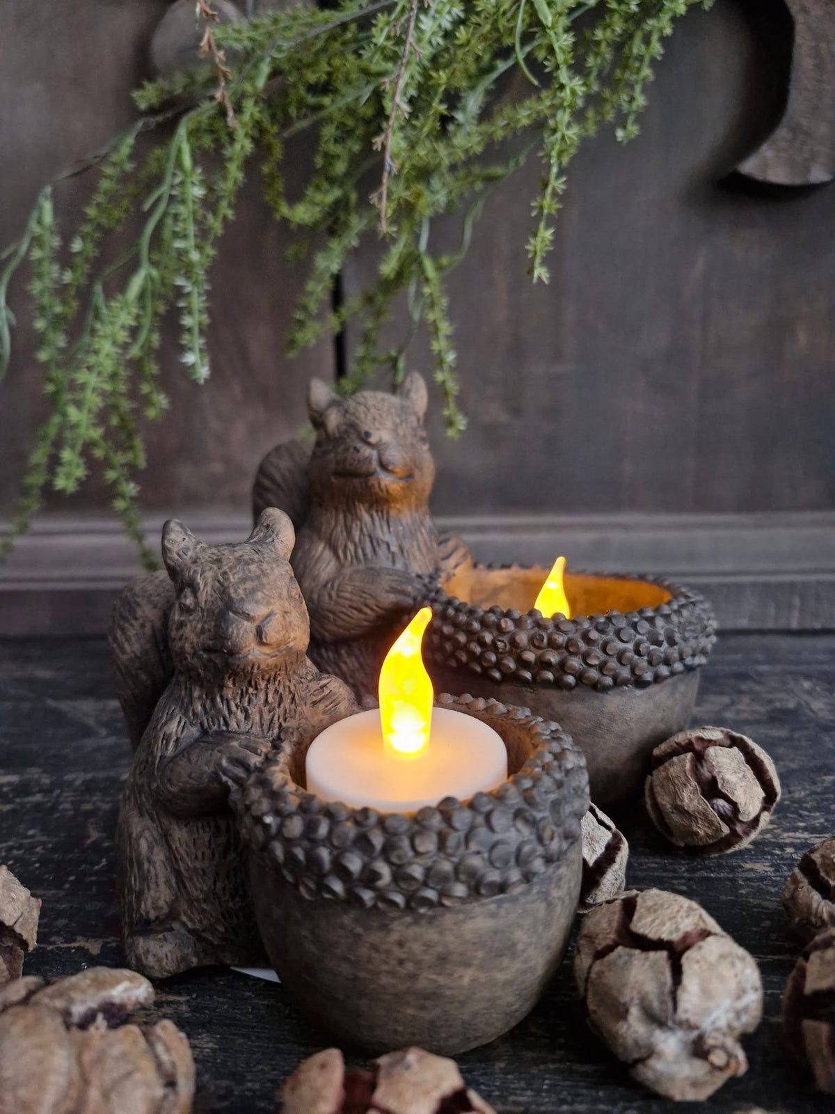 Brynxz. Tealight squirrel. Majestic Brown