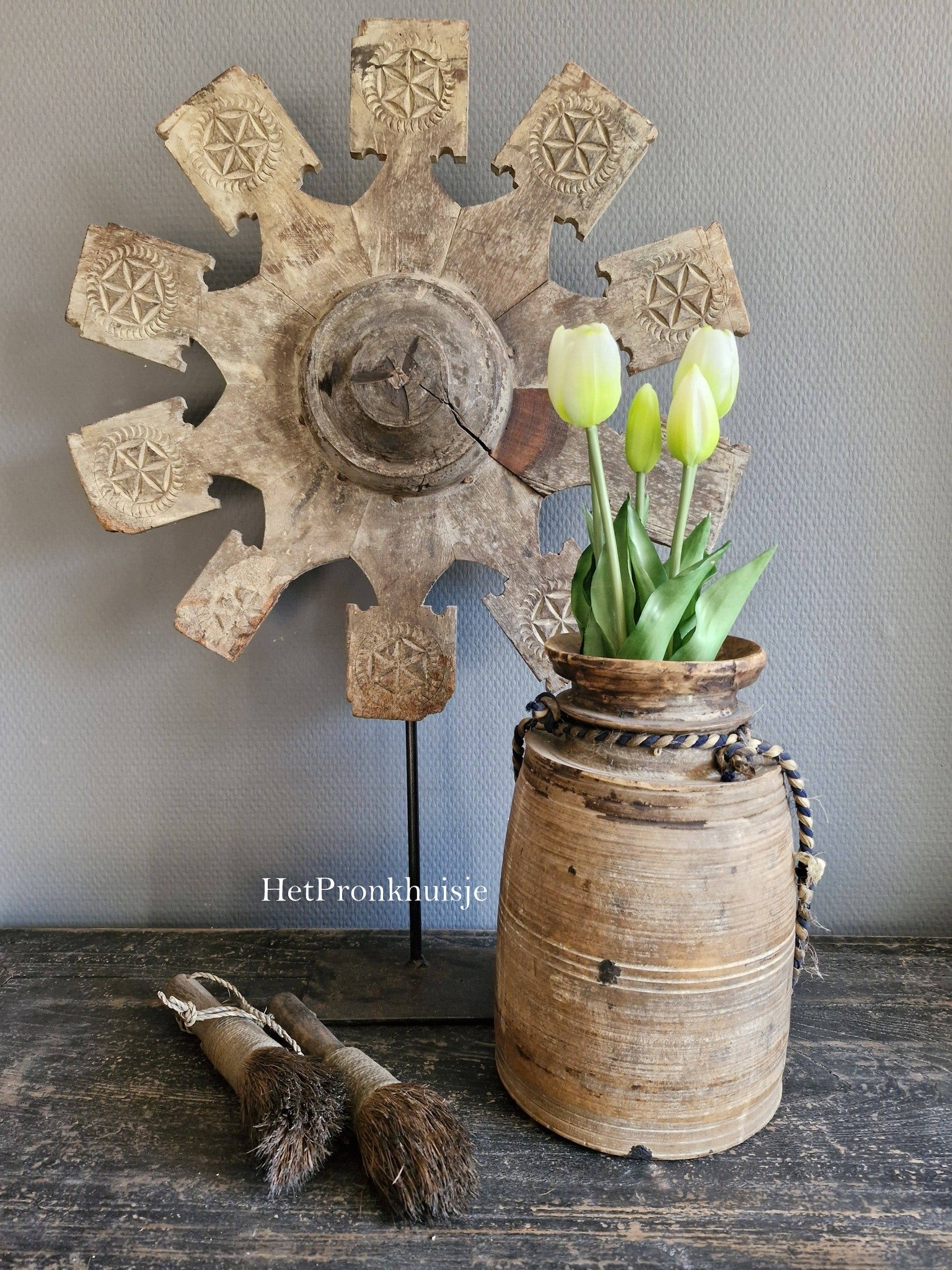Countryfield. Kunst tulpen wit