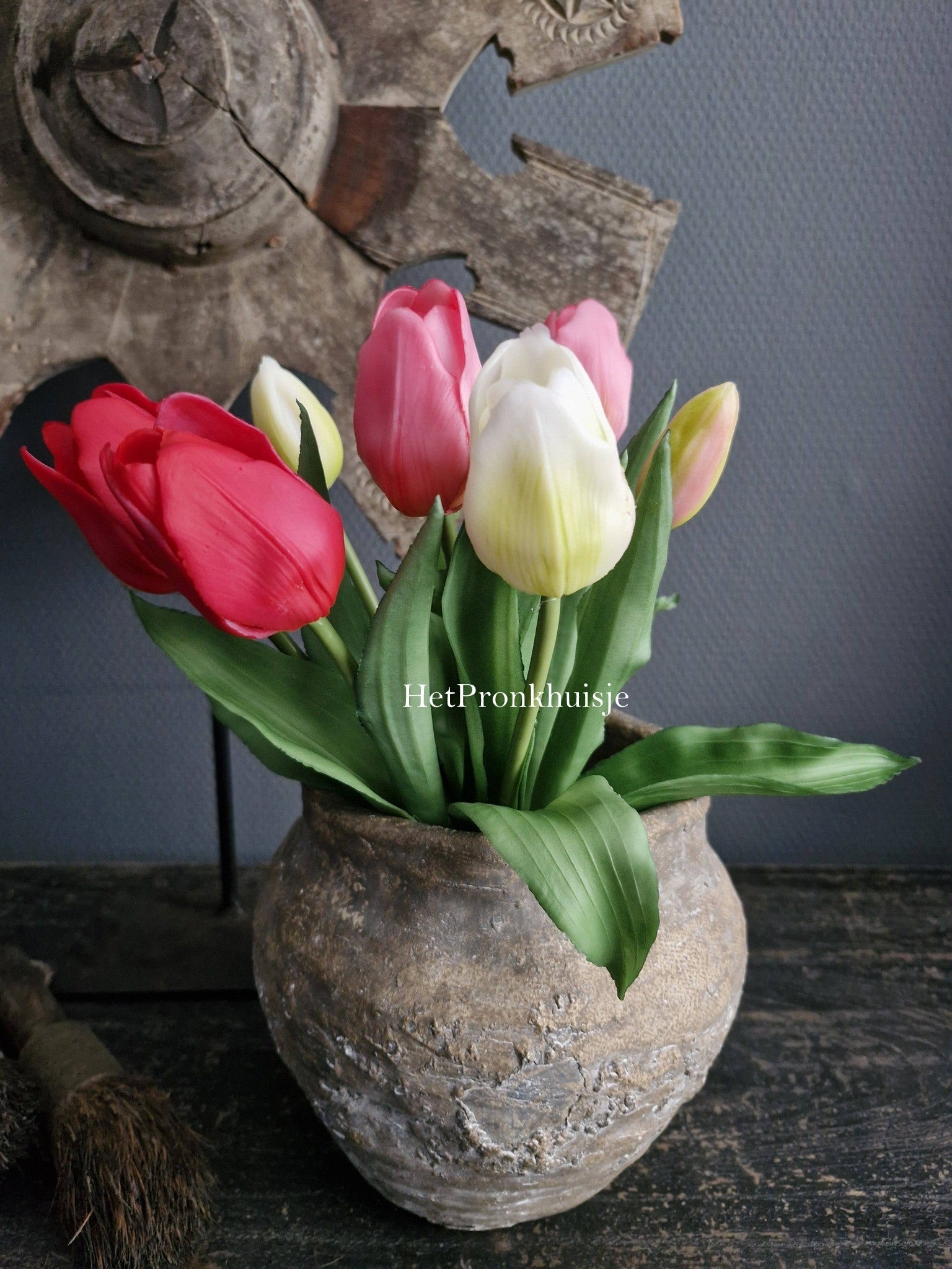 Countryfield. Tulpen. Mix Rood roze wit