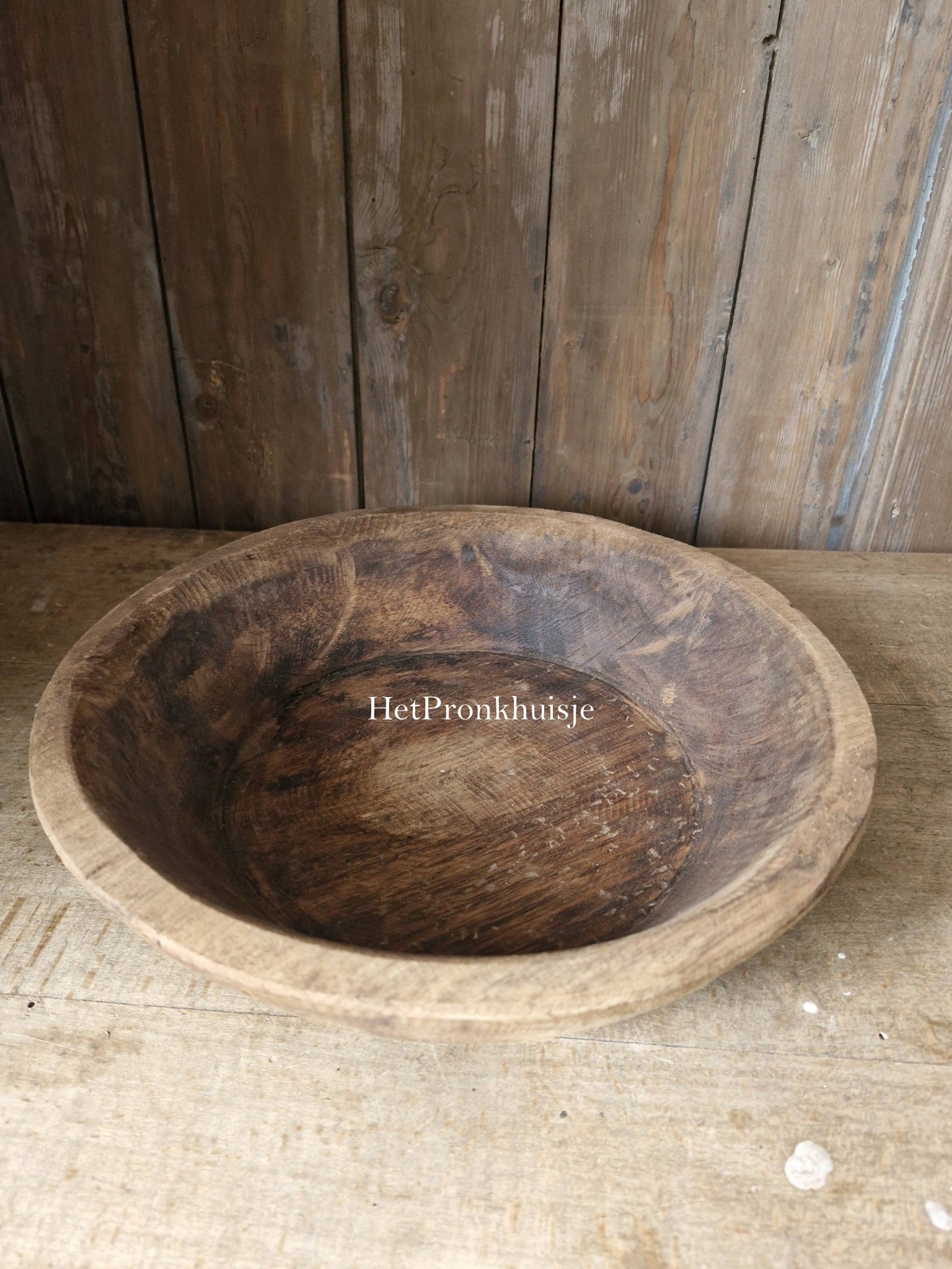 Houten schaal