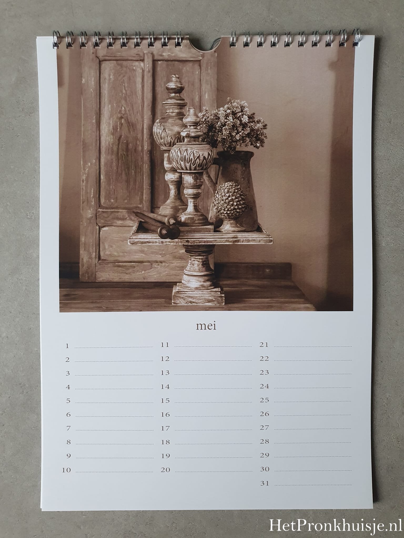 Kalender. Magnolia sepia