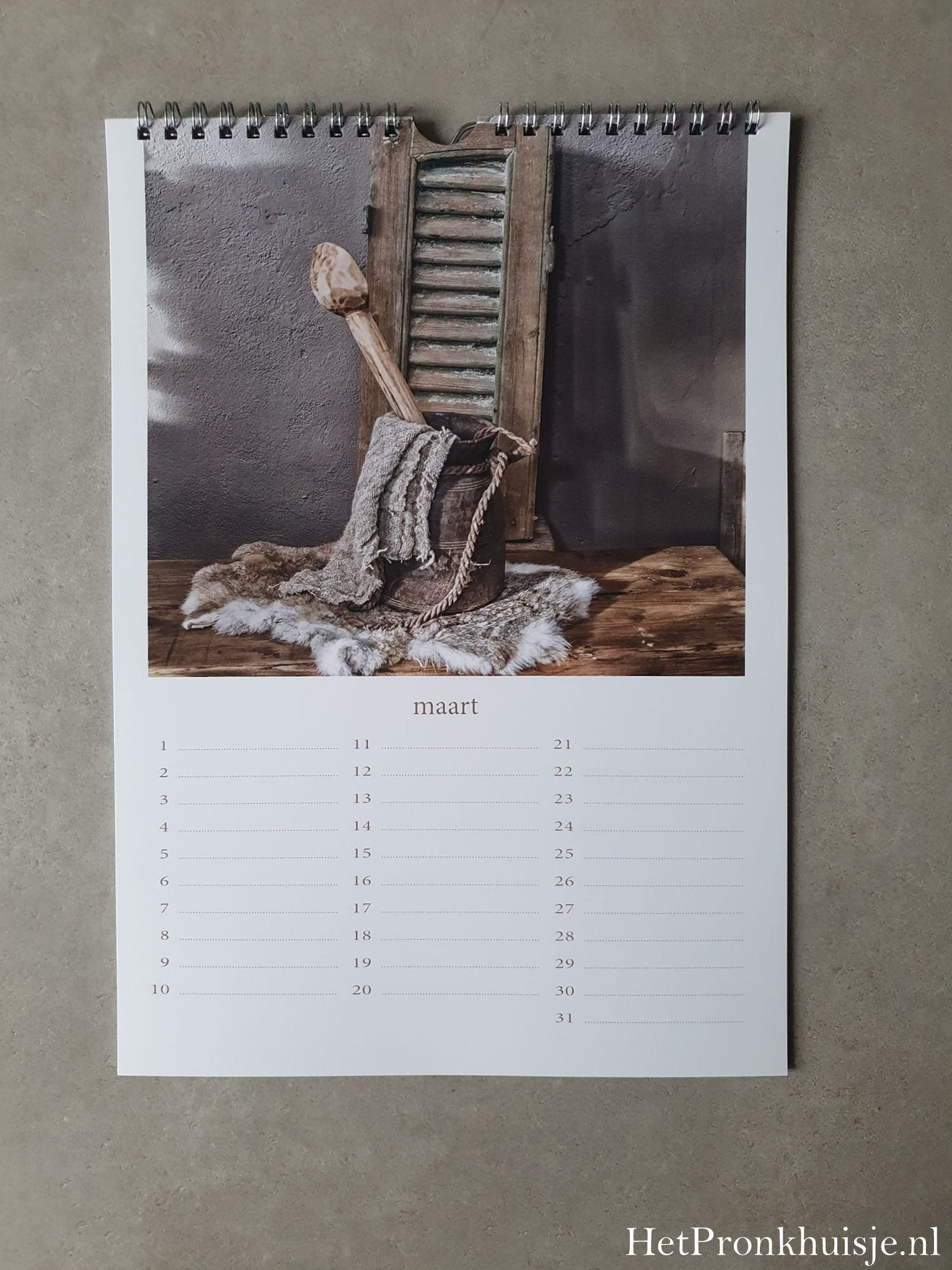 Kalender. Wandhanger