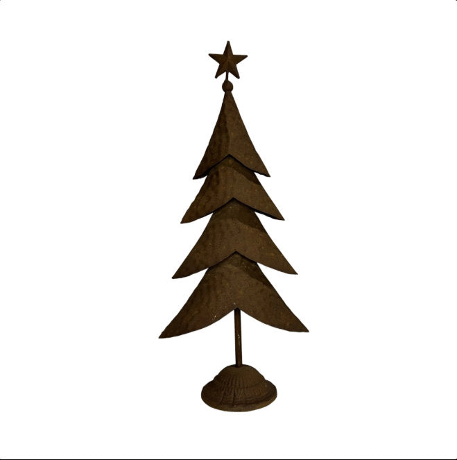 Metalen kerstboom. Rudolf