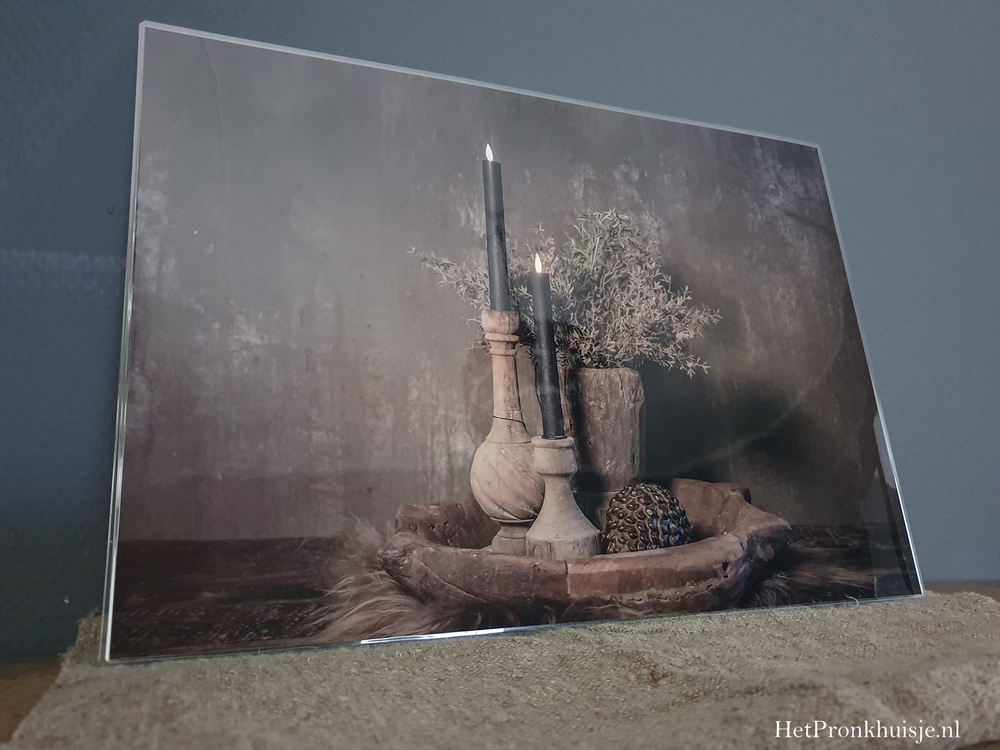 Placemat. Kandelaren in schaal