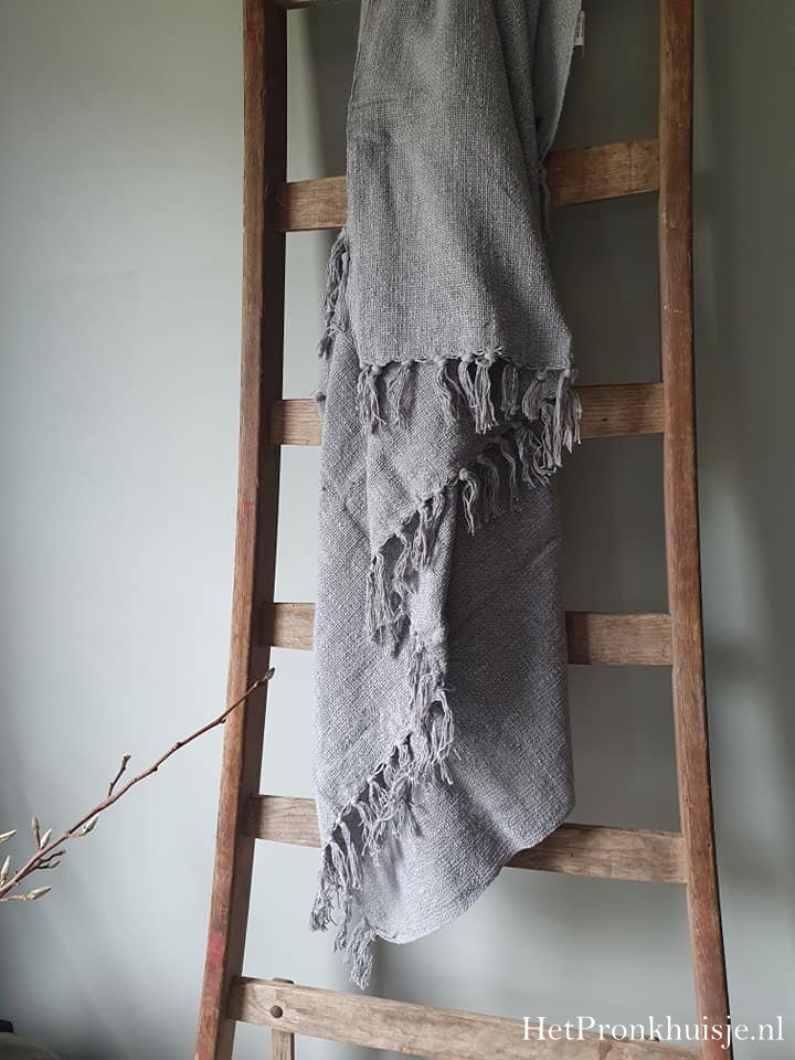 Plaid cosy. 130x160cm Light grey