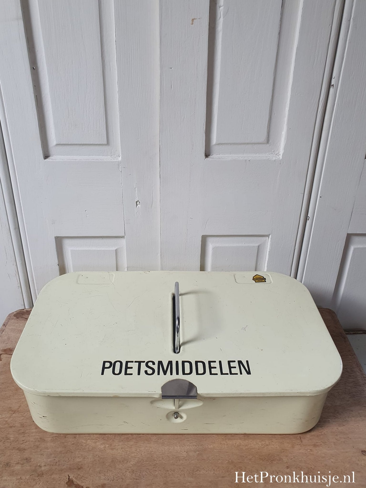 Poetsmiddelen trommel