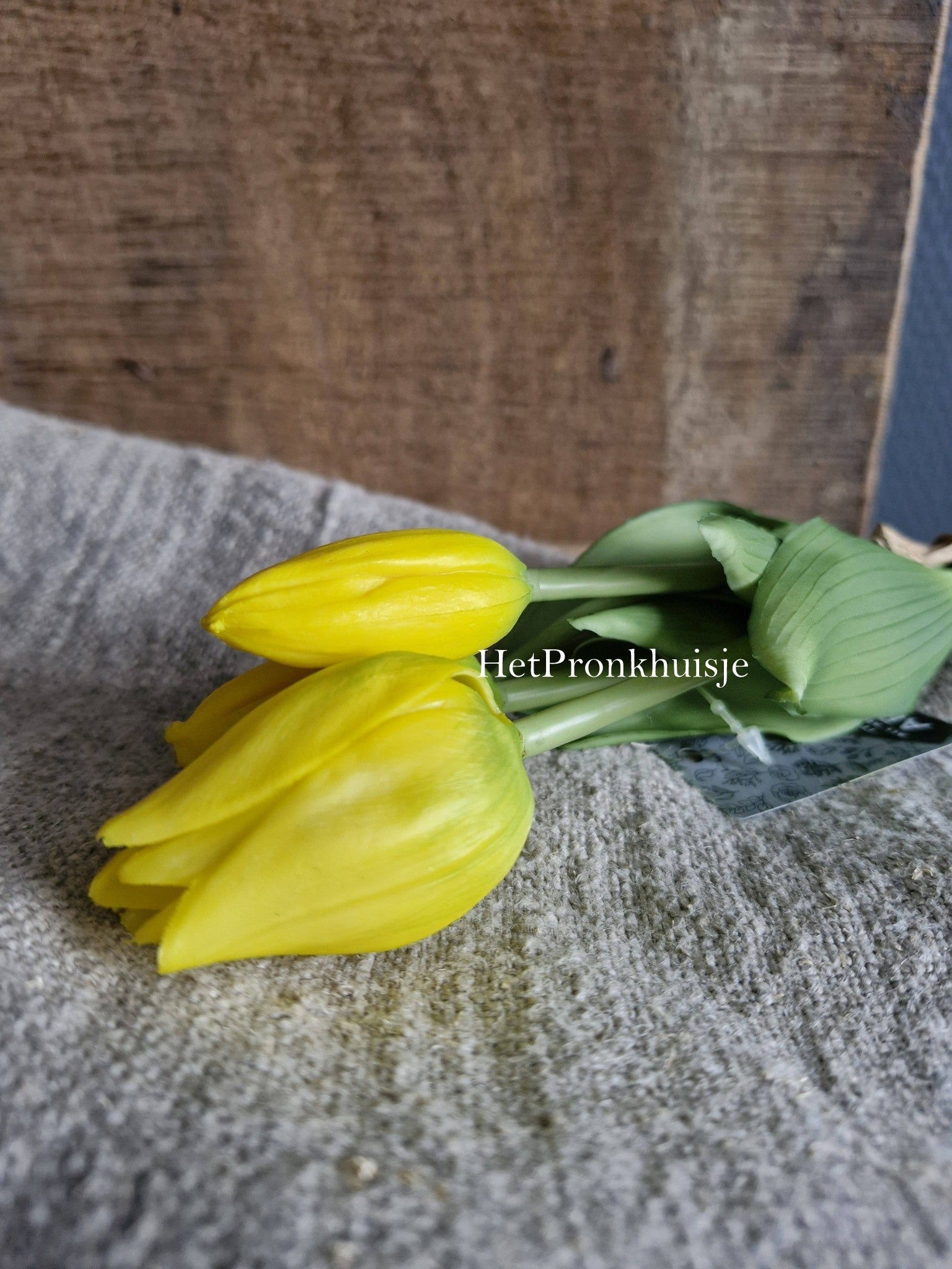 Tulpen. Geel. 3 Stelen