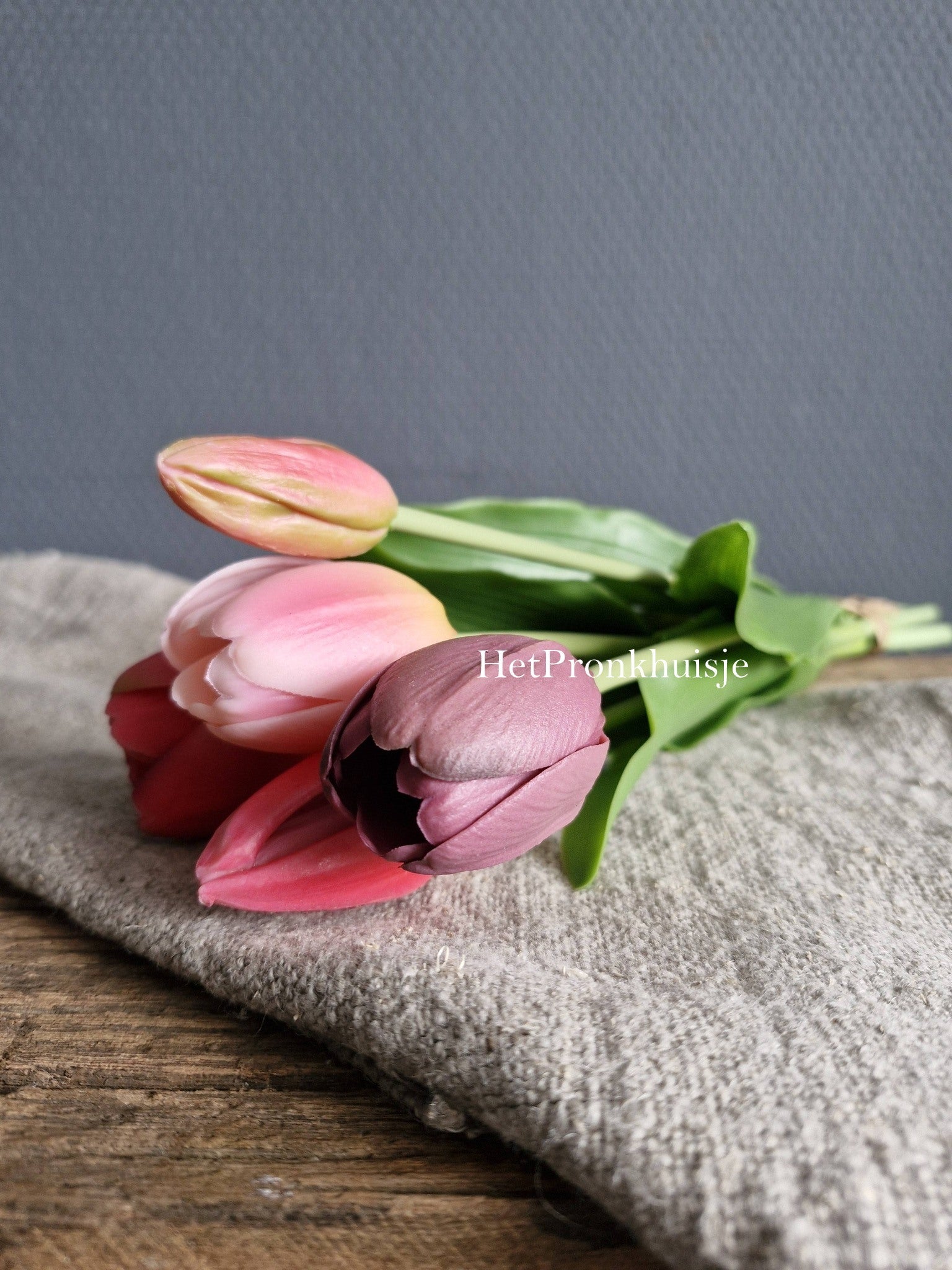 Tulpen. Mix kleur. 5 Stelen