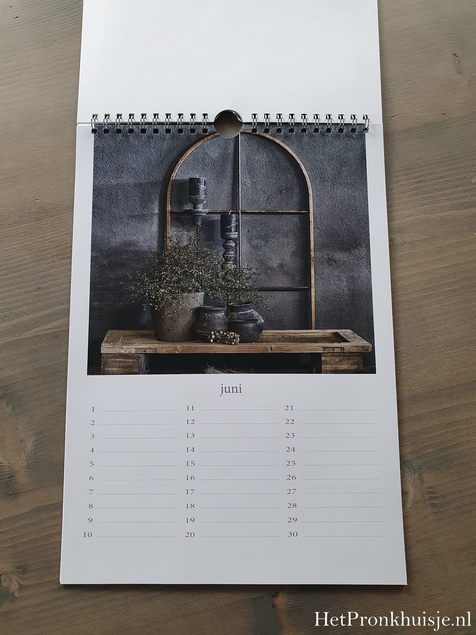 Verjaardagskalender. Keukengerei