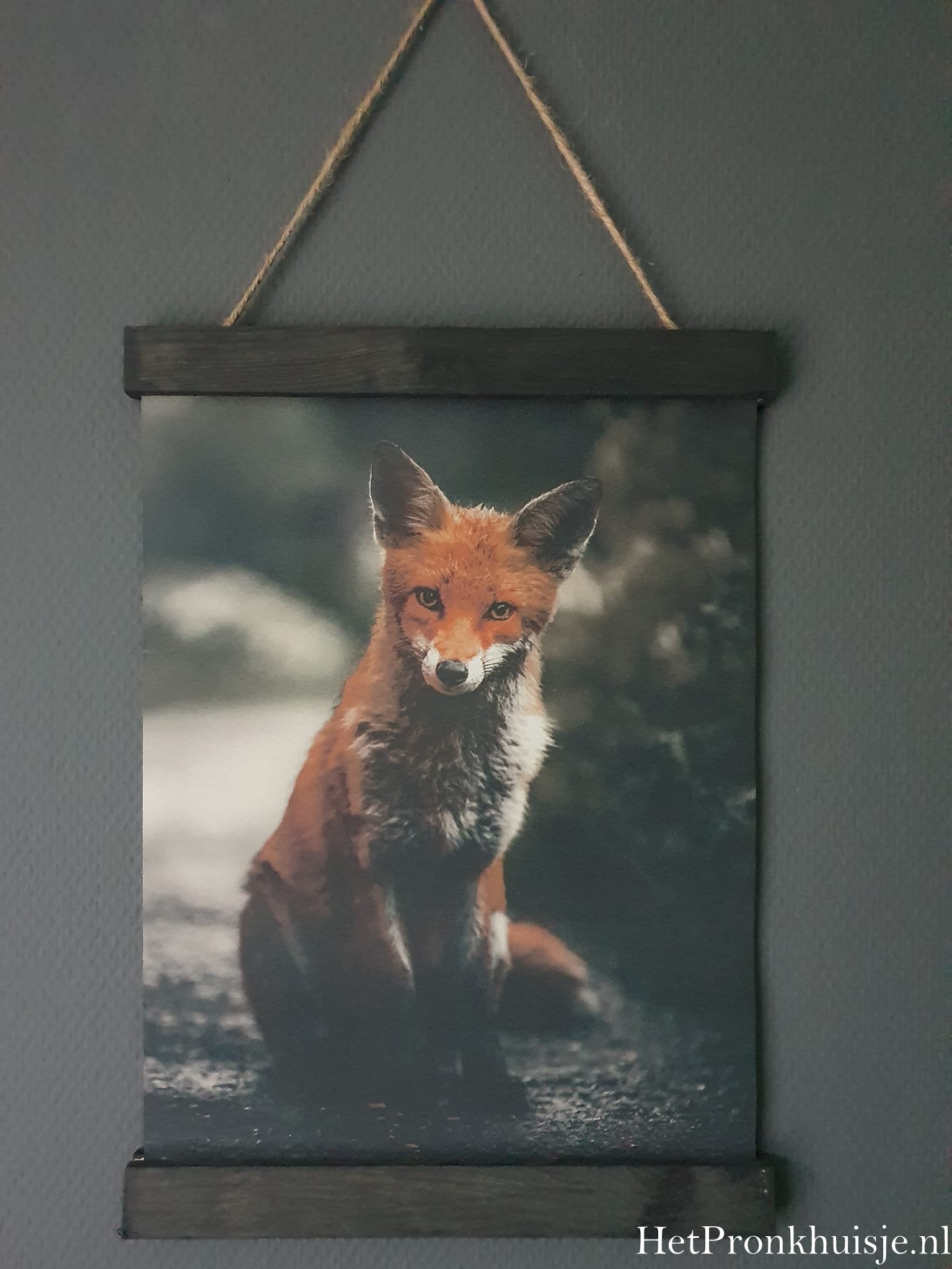 Wanddoek. Vos.