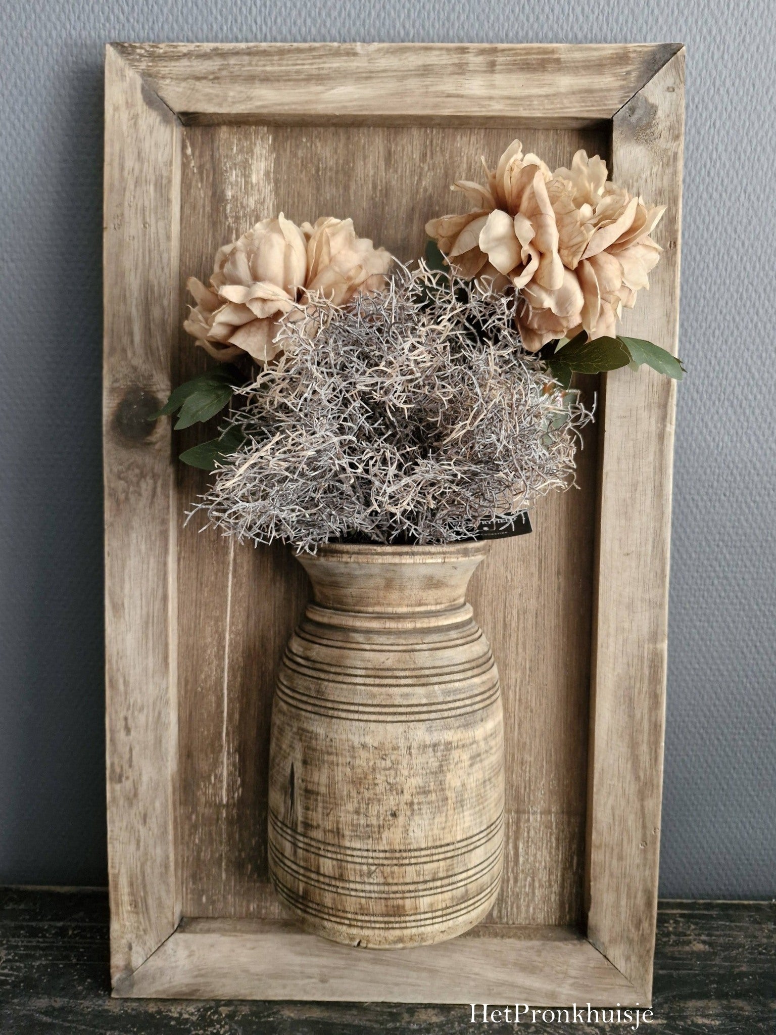 Wandpaneel met pot