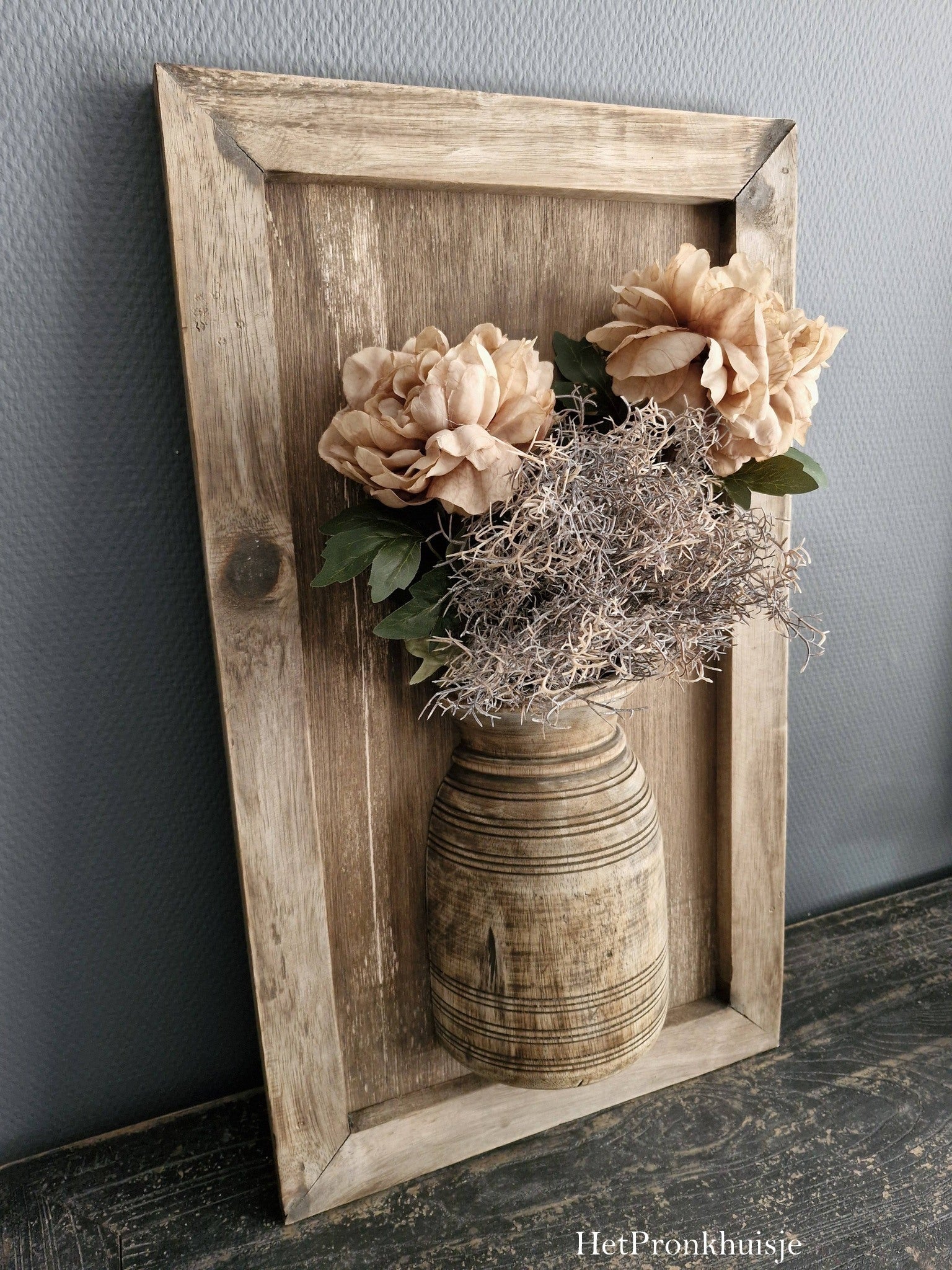 Wandpaneel met pot