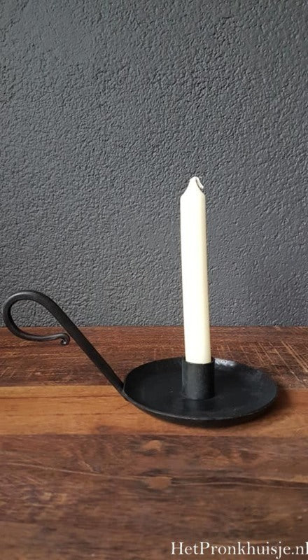 Zwart metalen blaker