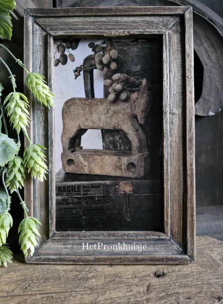 Afbeelding in lijst. Ornament. 20x30cm