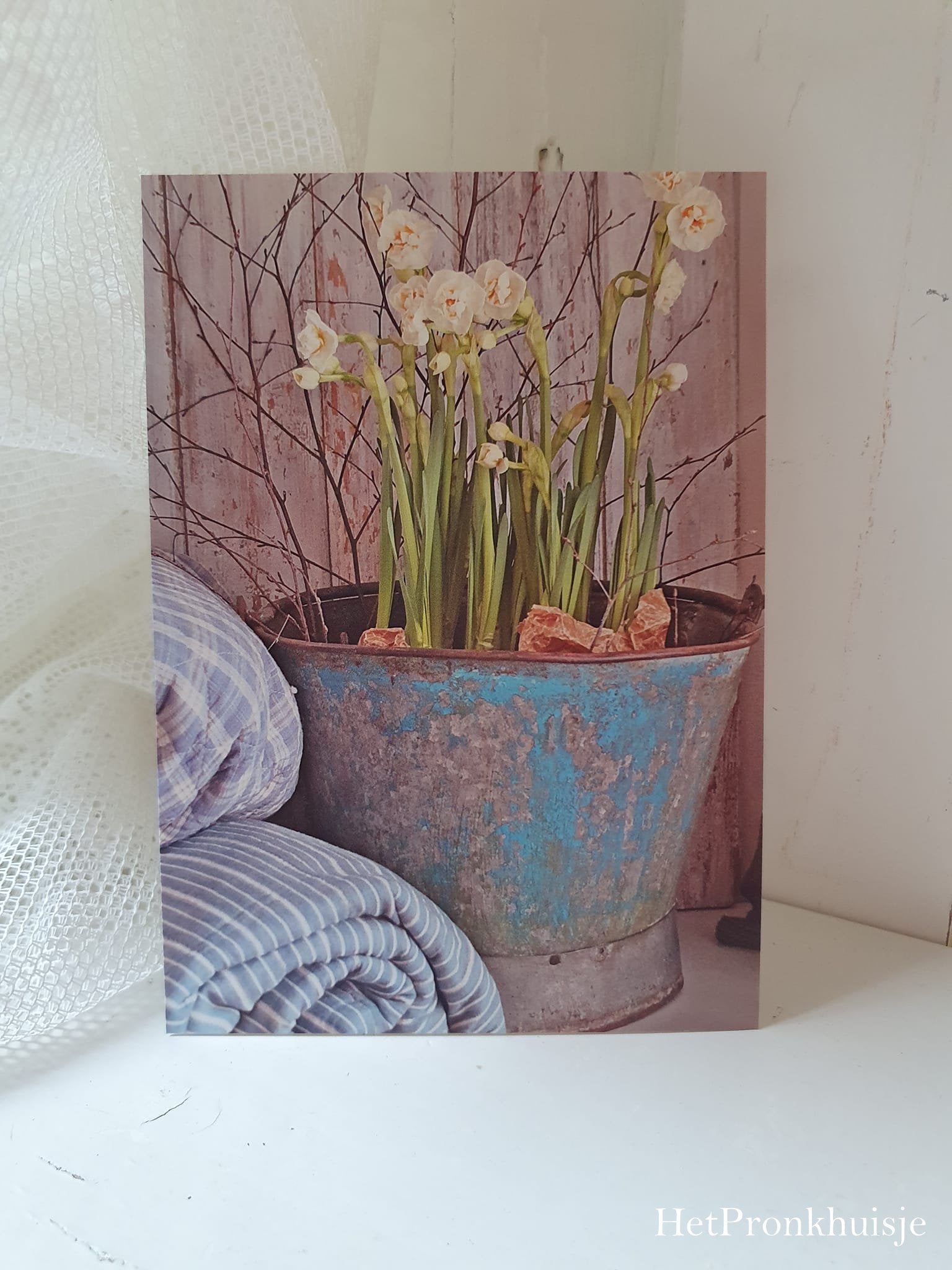Ansichtkaart. Emmer blauw