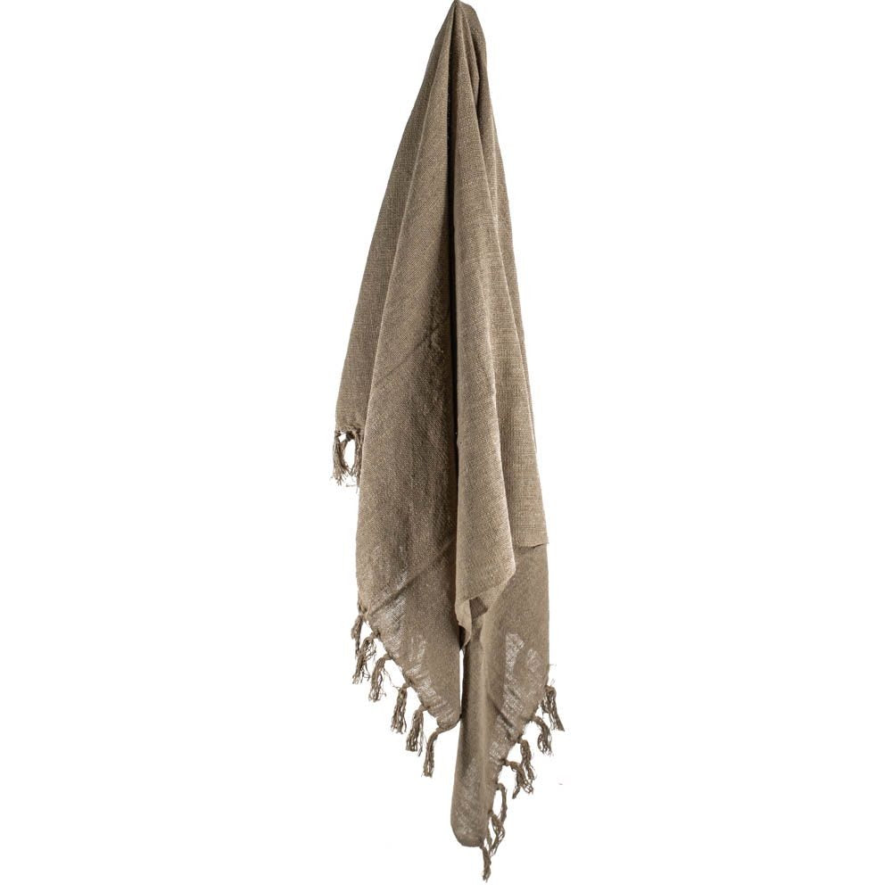 Plaid cosy. 130x160cm. Beige
