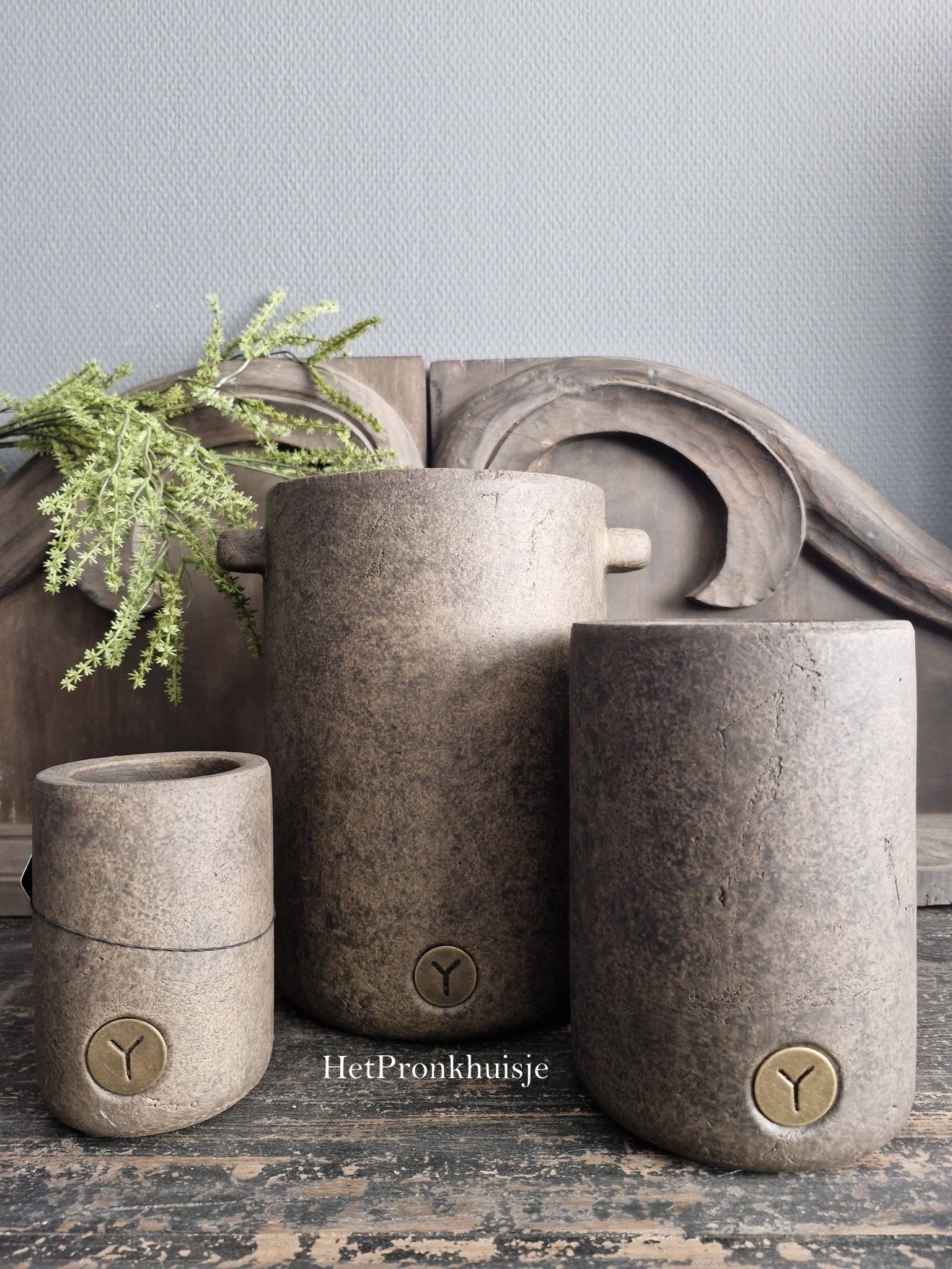 Brynxz. Bloempot Basic. Middel. Majestic Brown