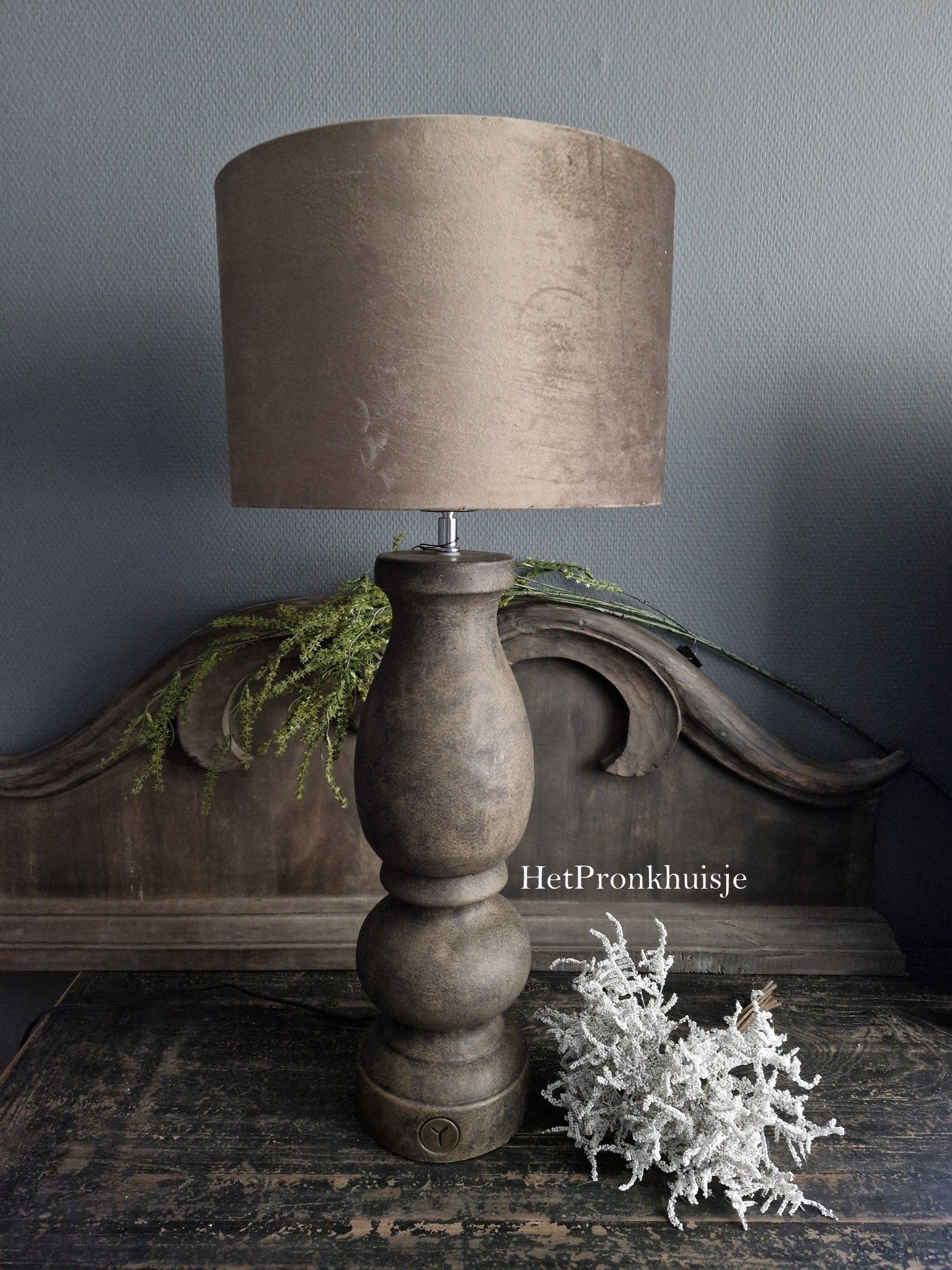 Brynxz. Lamp baluster. Majestic Brown