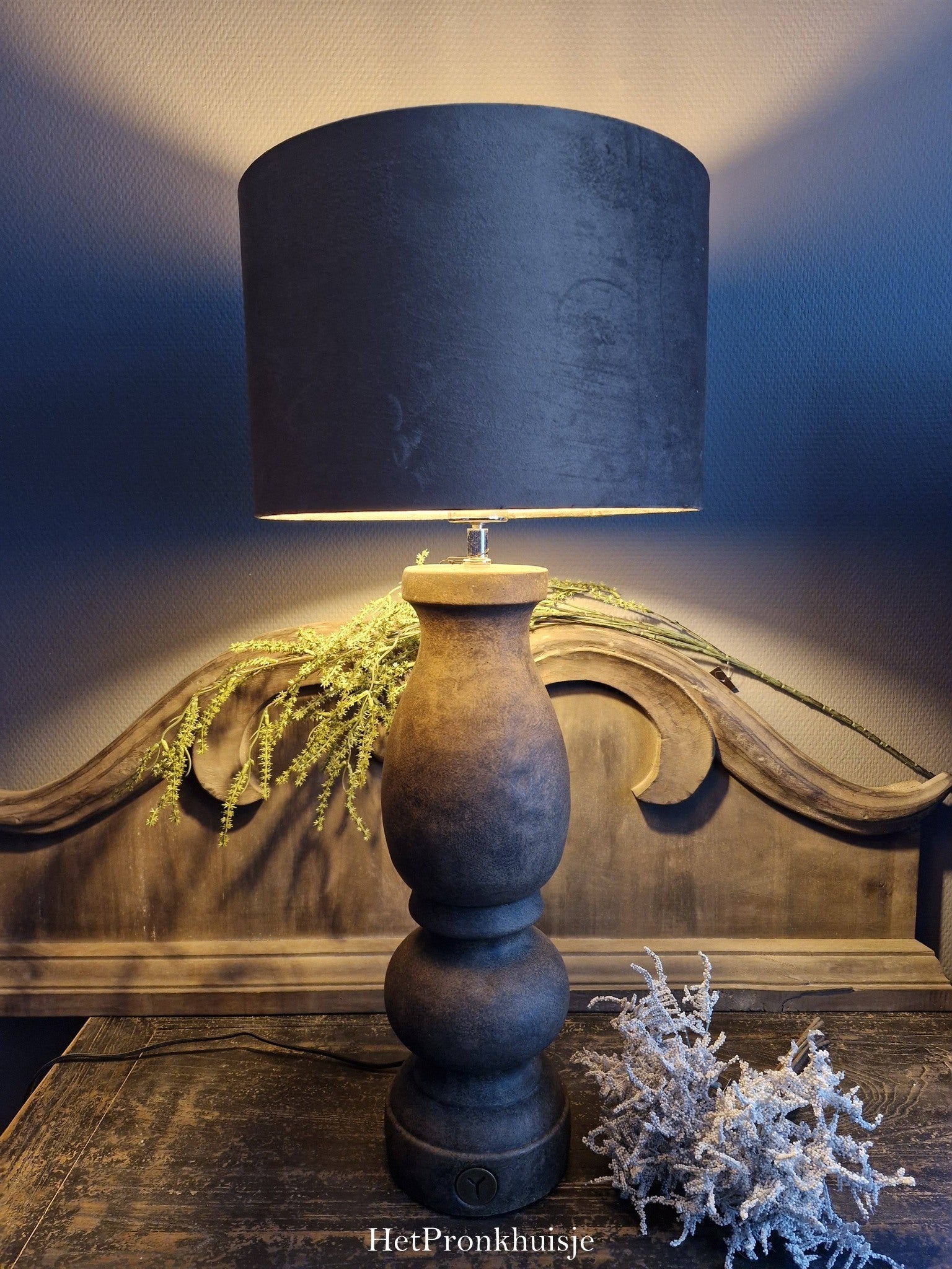 Brynxz. Lamp baluster. Majestic Brown