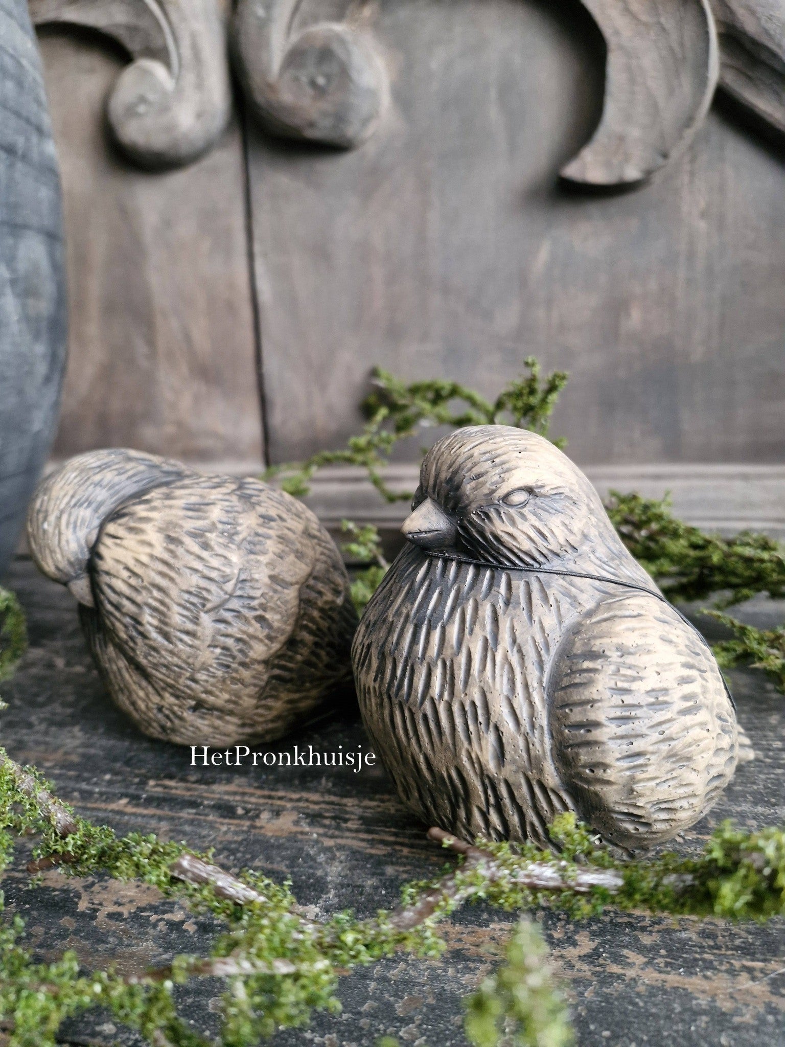 Brynxz. Set van 2 vogels. Majestic Brown
