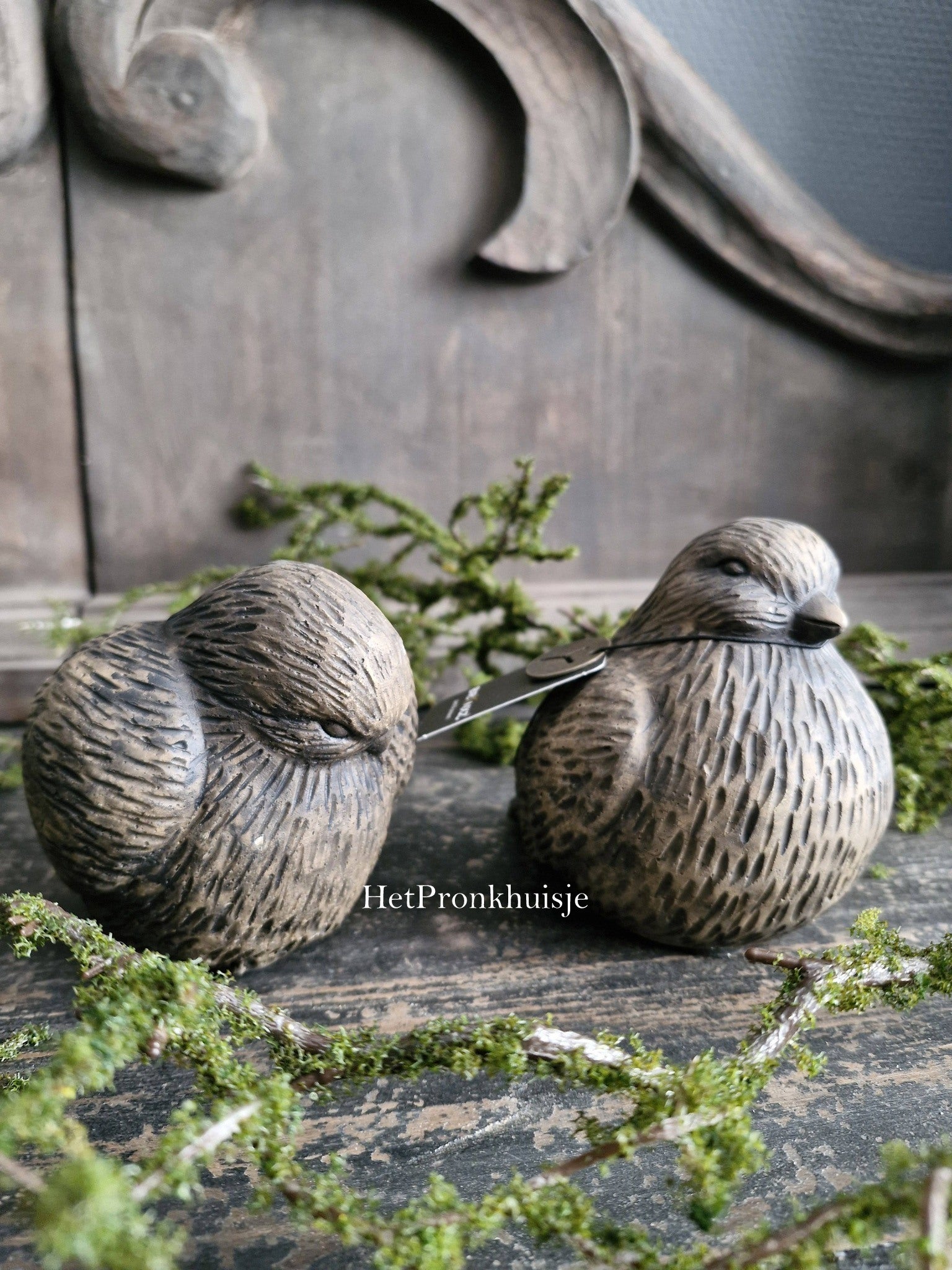 Brynxz. Set van 2 vogels. Majestic Brown