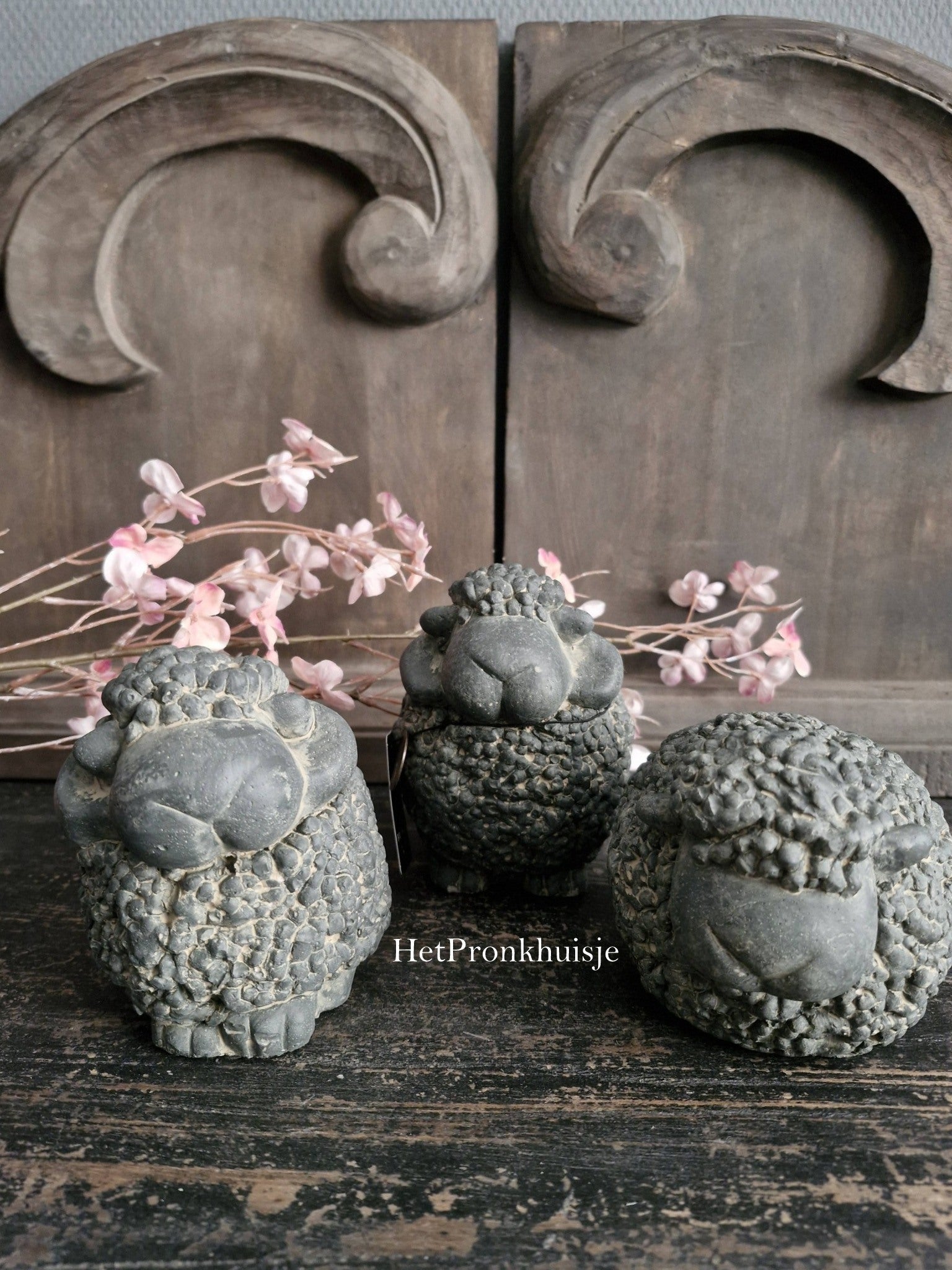 Brynxz. Set van 3 schapen. Majestic vintage