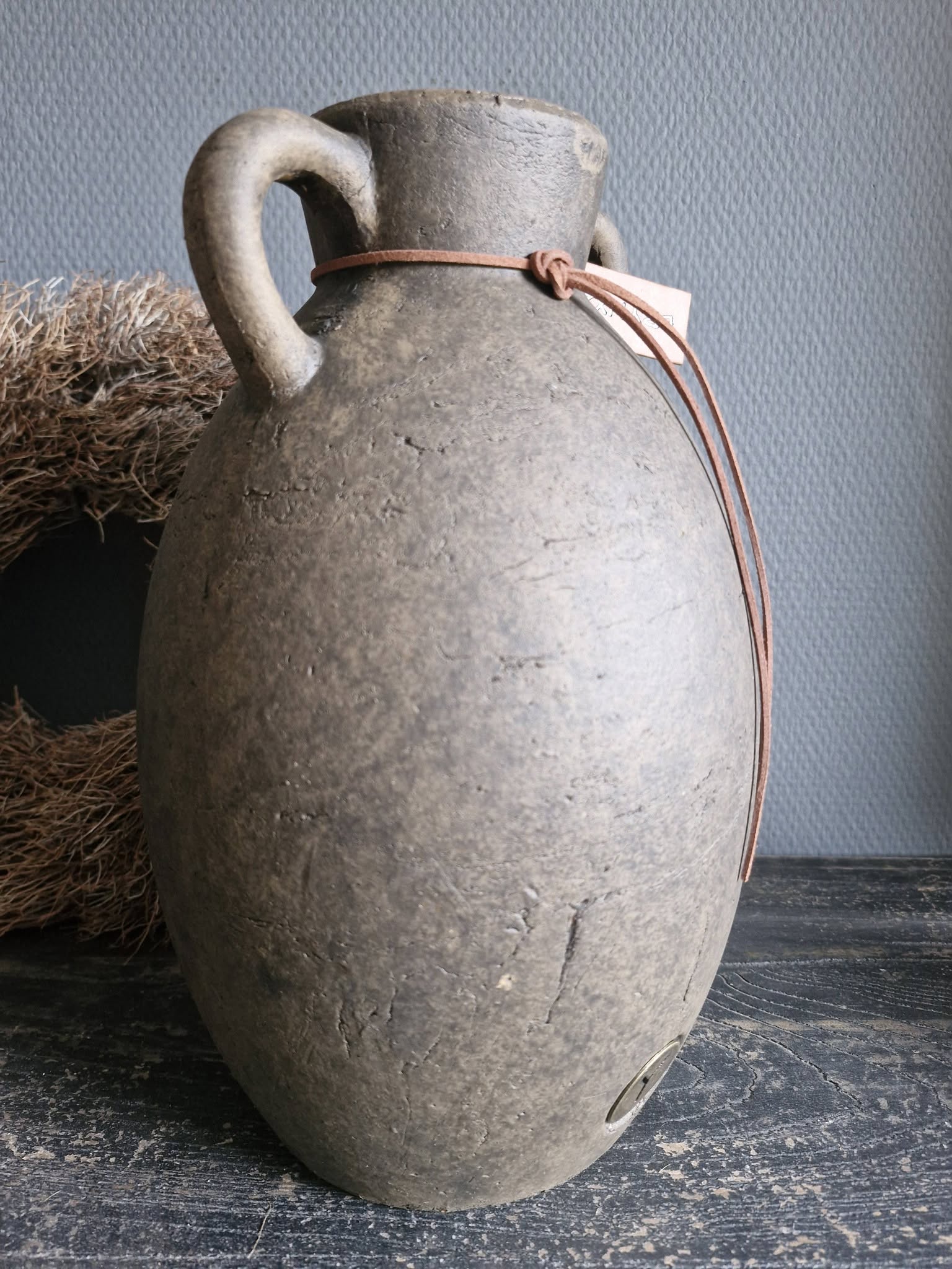 Brynxz. Classic Jug Two Ears Rope Majestic Brown