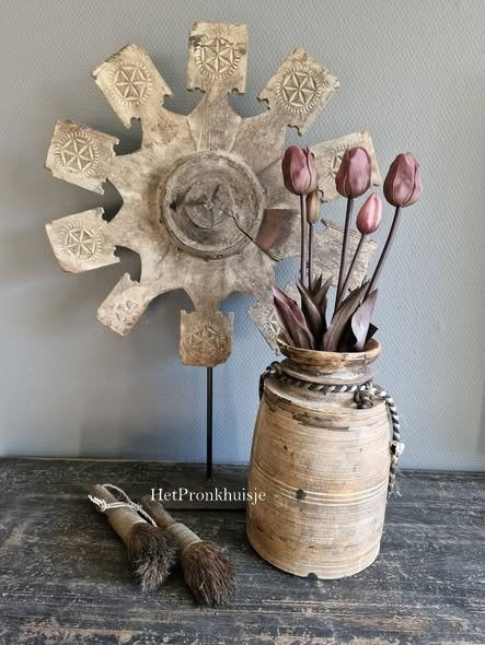 Countryfield. Kunst tulpen donker roze