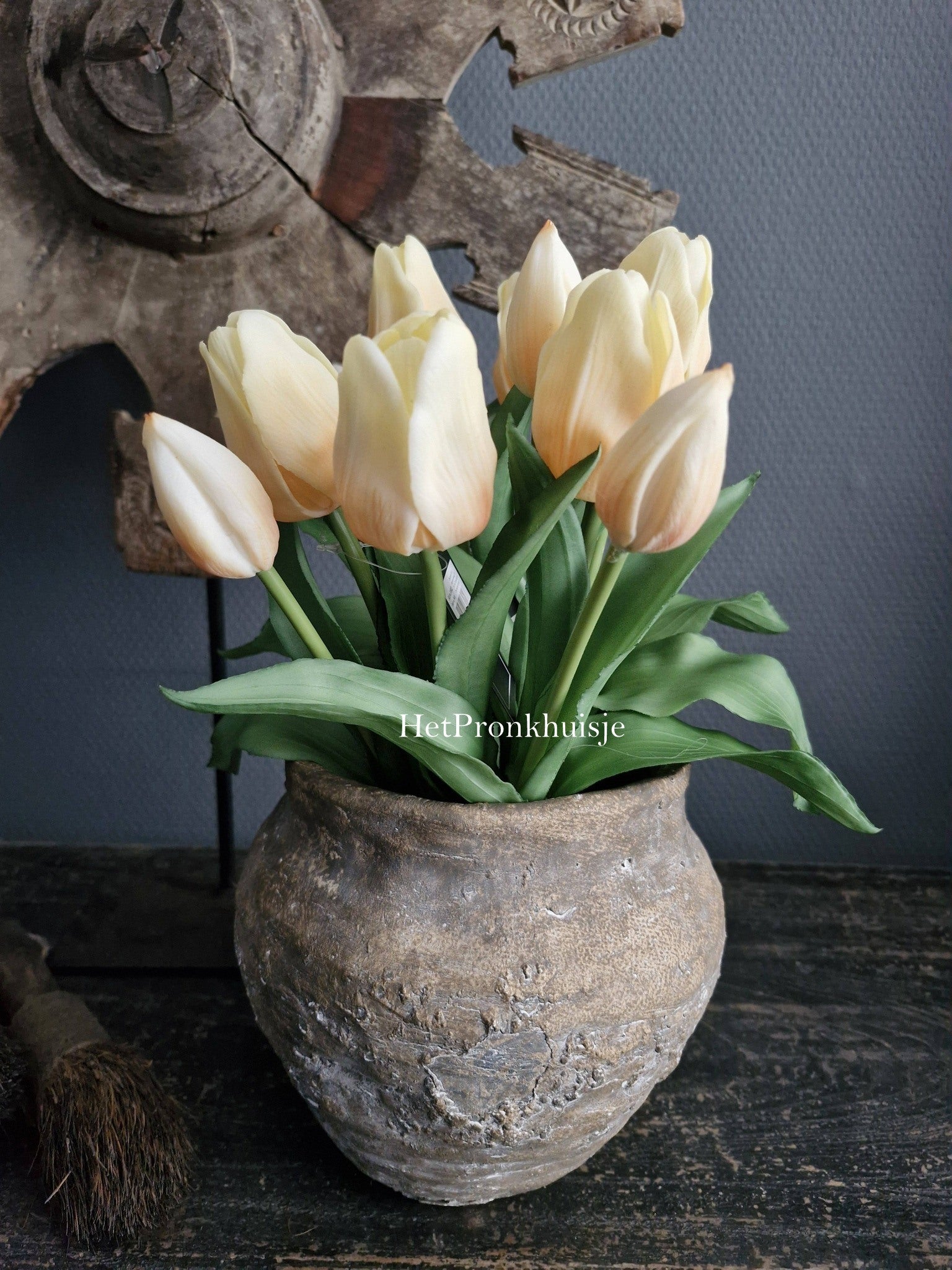 Countryfield. Tulpen boeket. Zalm