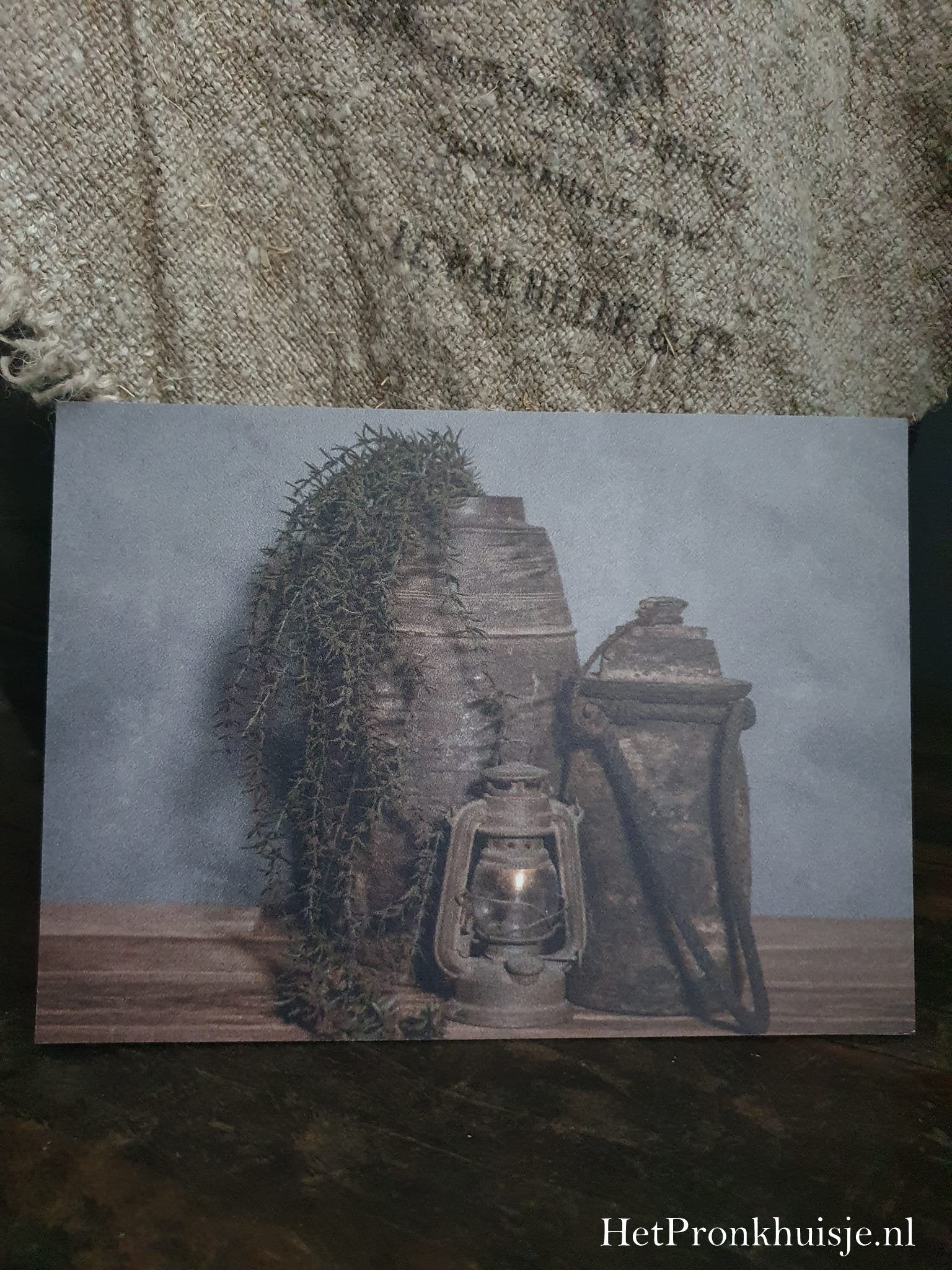 Fotokaart. Nepalese potten