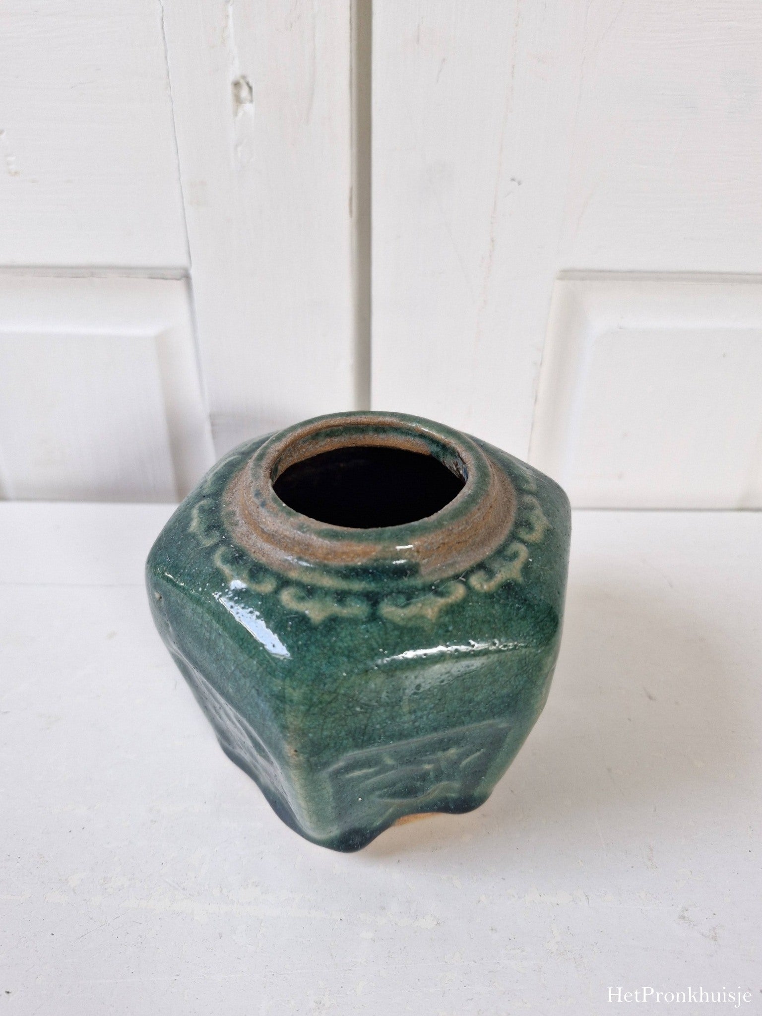 Groene gemberpot