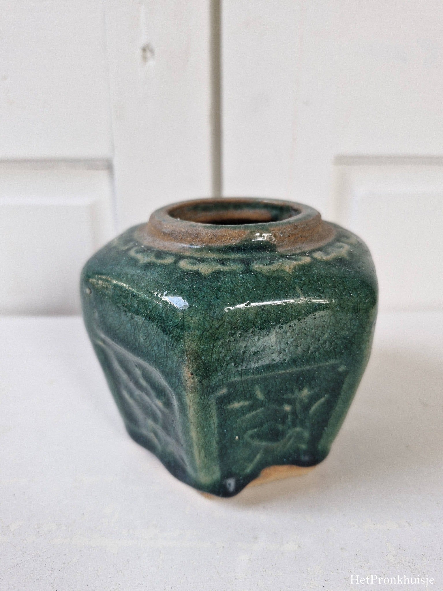 Groene gemberpot