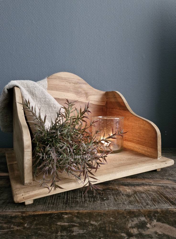 Houten plateau