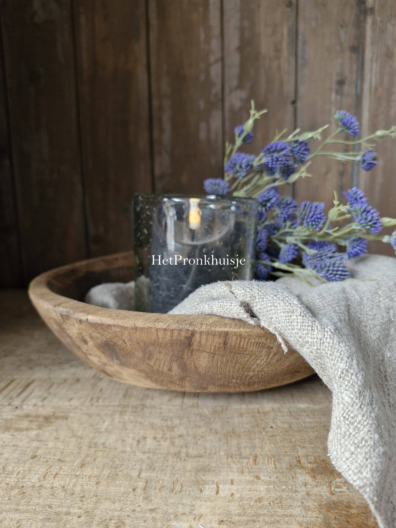 Houten schaal