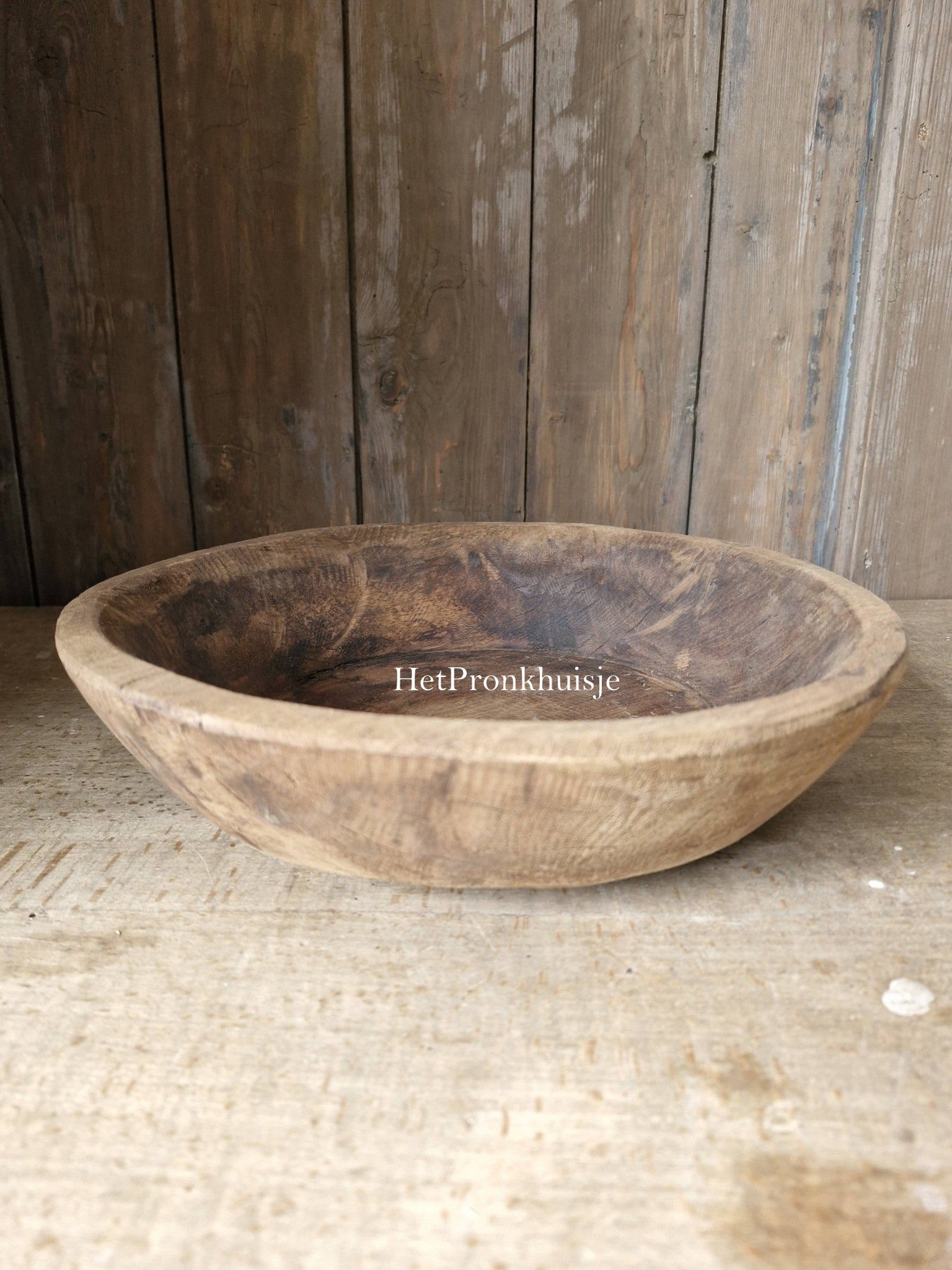 Houten schaal