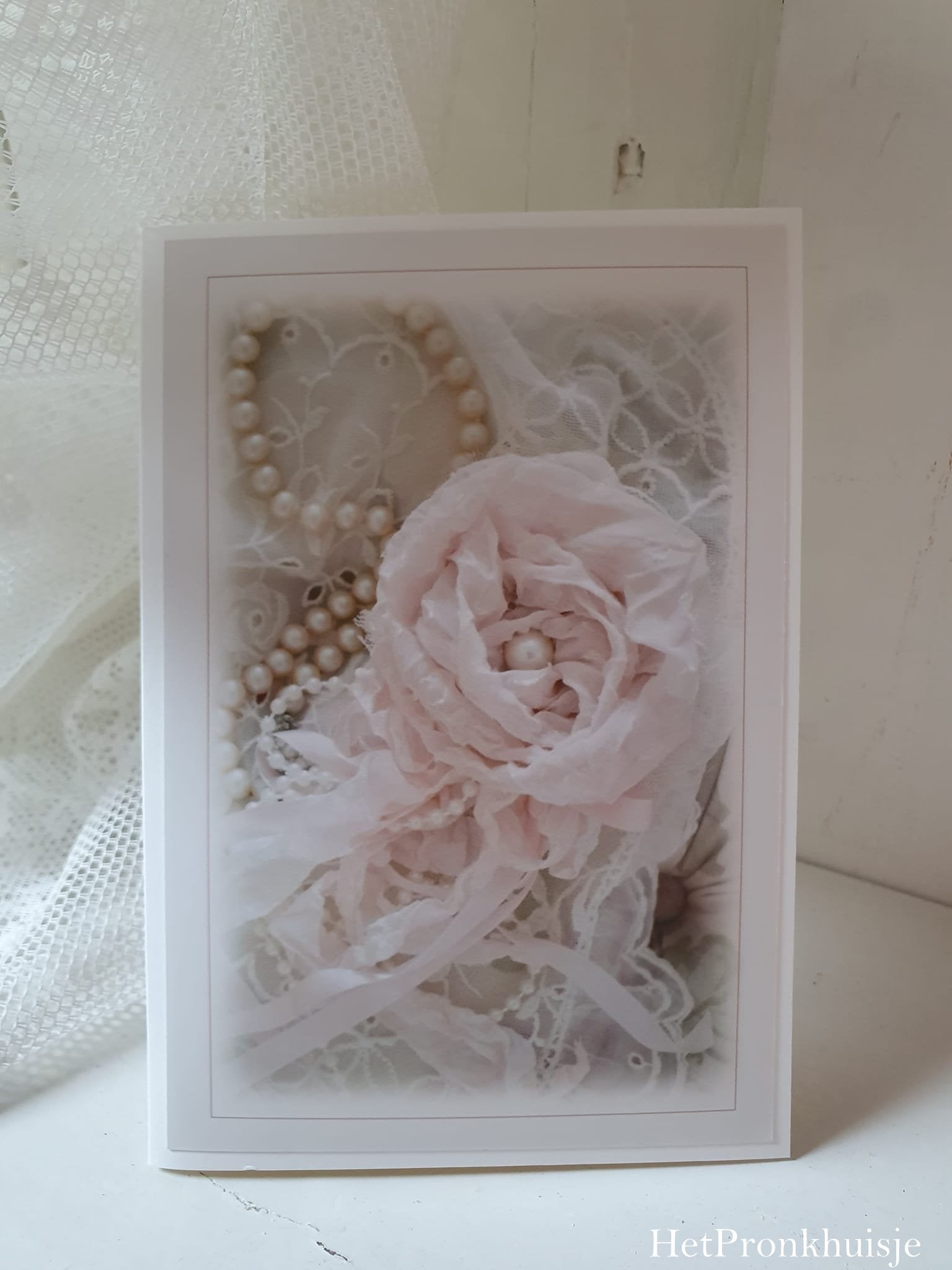 Kaart. Parel ketting