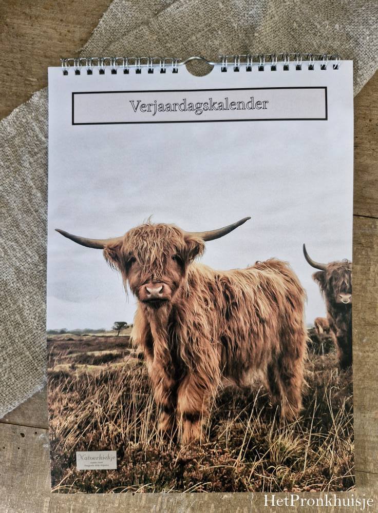 Kalender. Hooglander