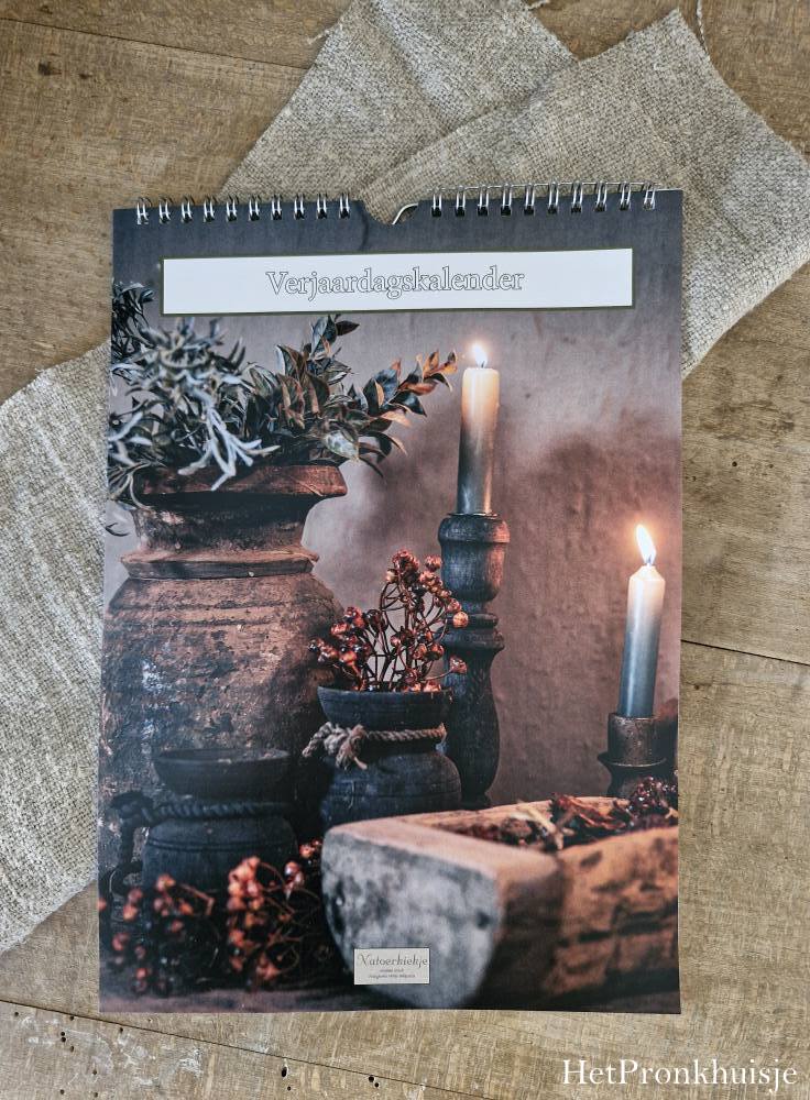 Kalender. Woondecoratie