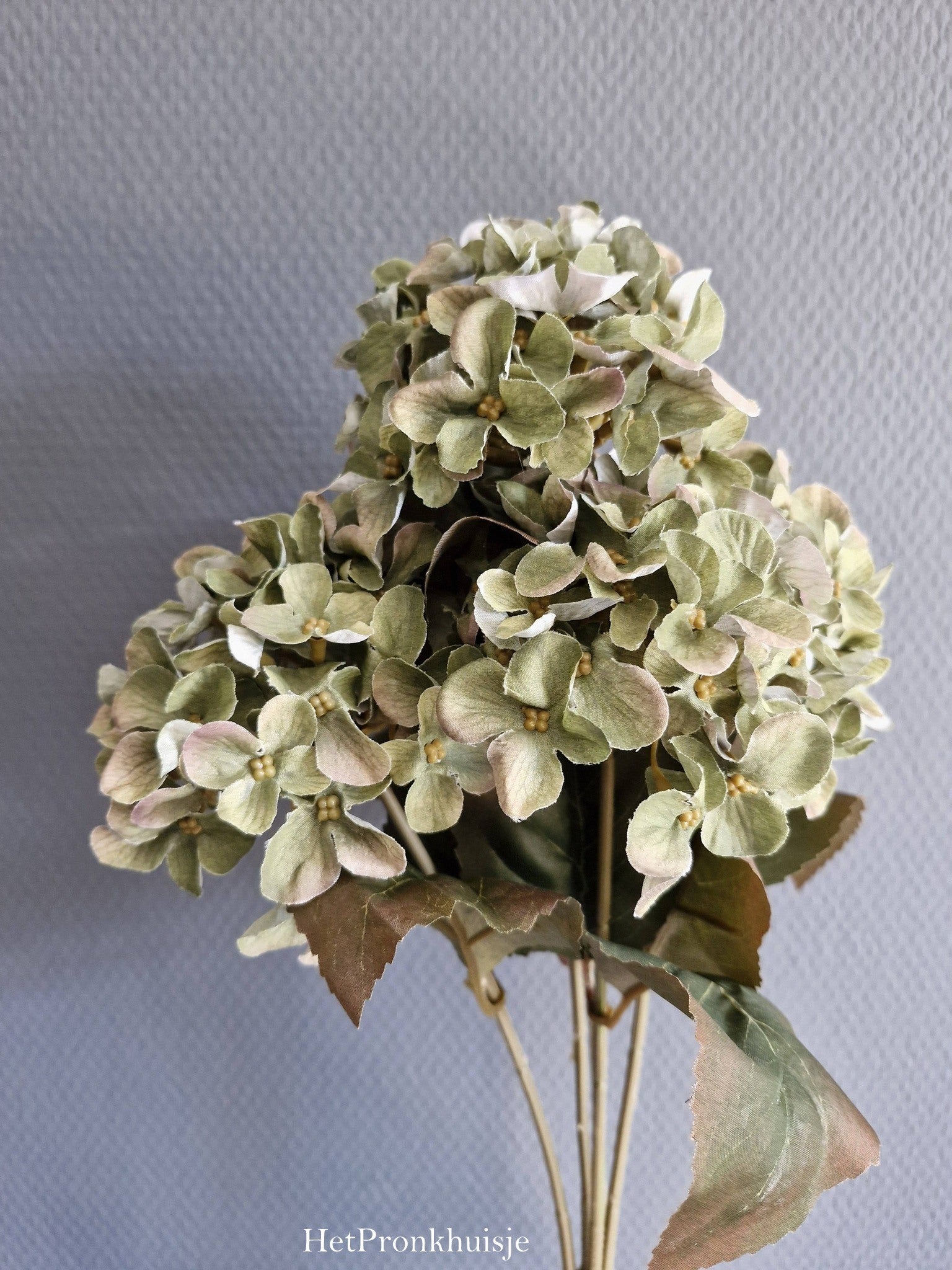 Kunst bloem. Hortensia
