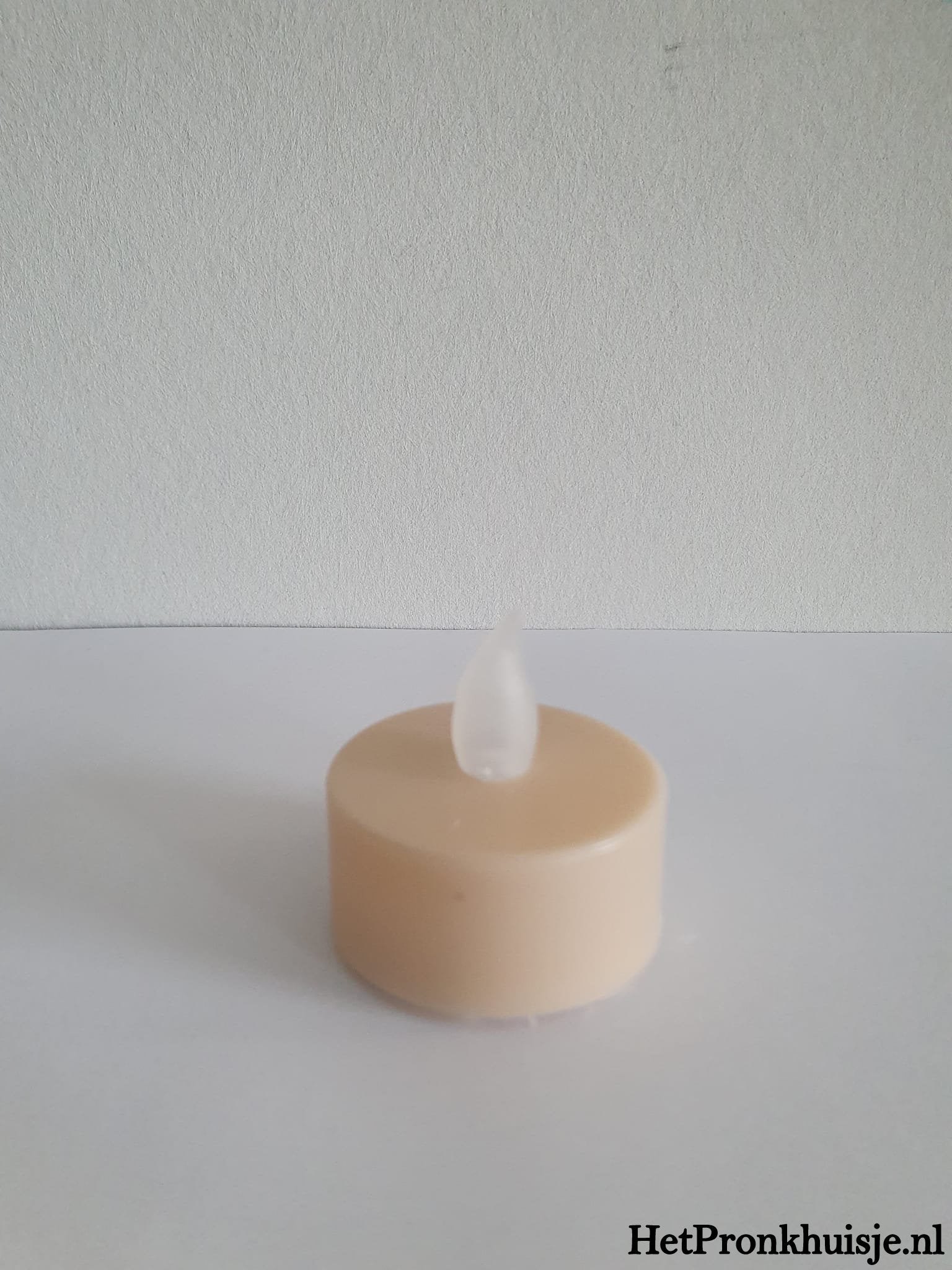 Led waxinelichtje. Soft pink