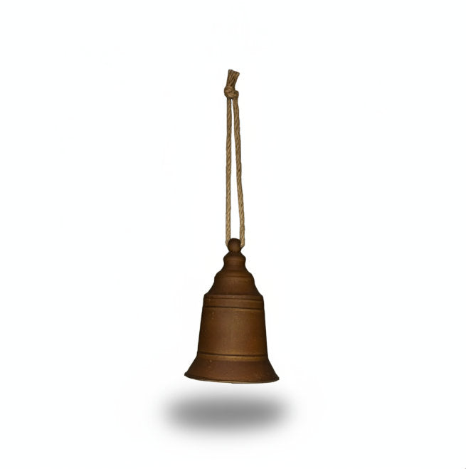 Metalen kerstbel. Middel