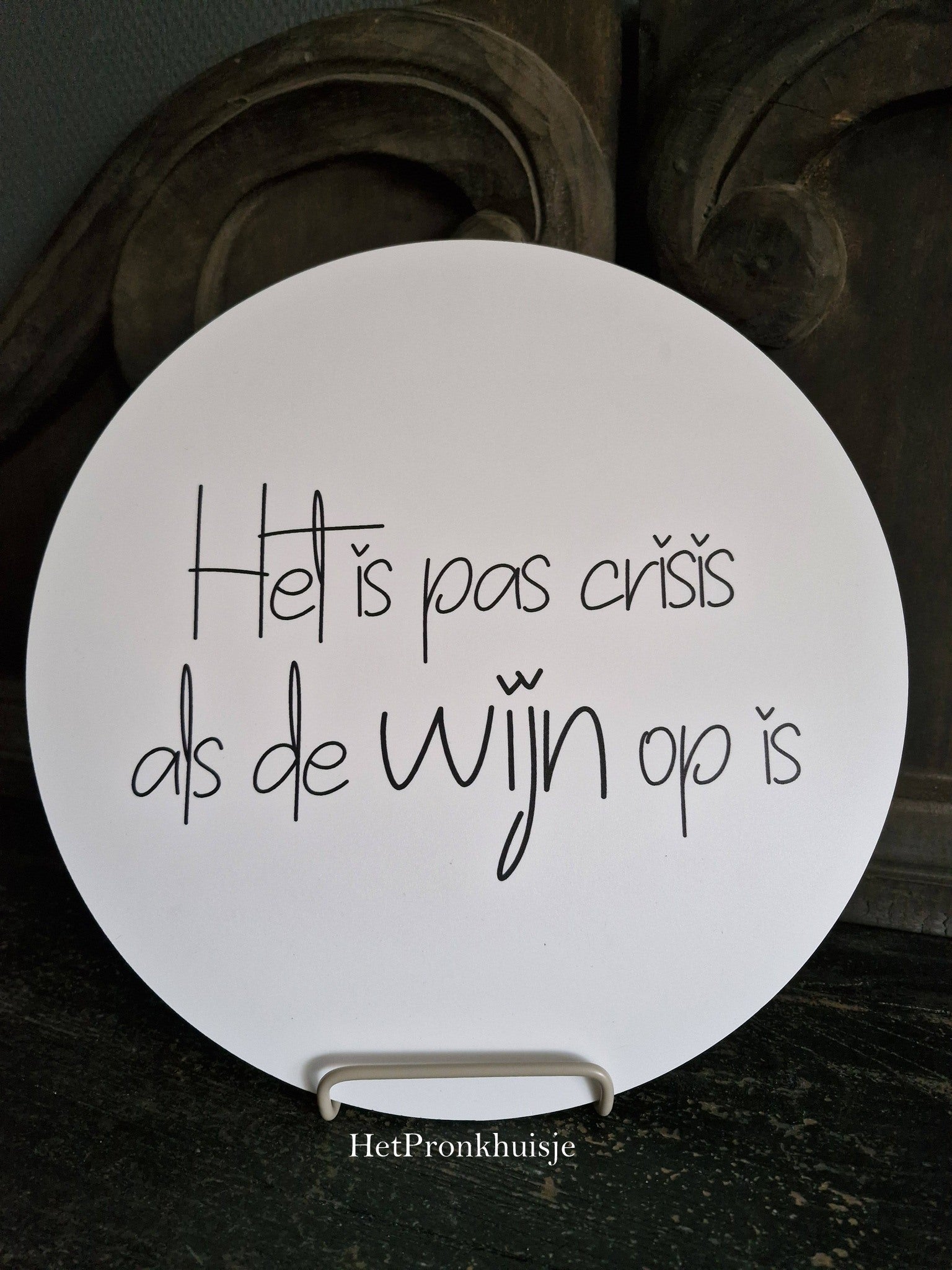 Muurcirkel. Wijn