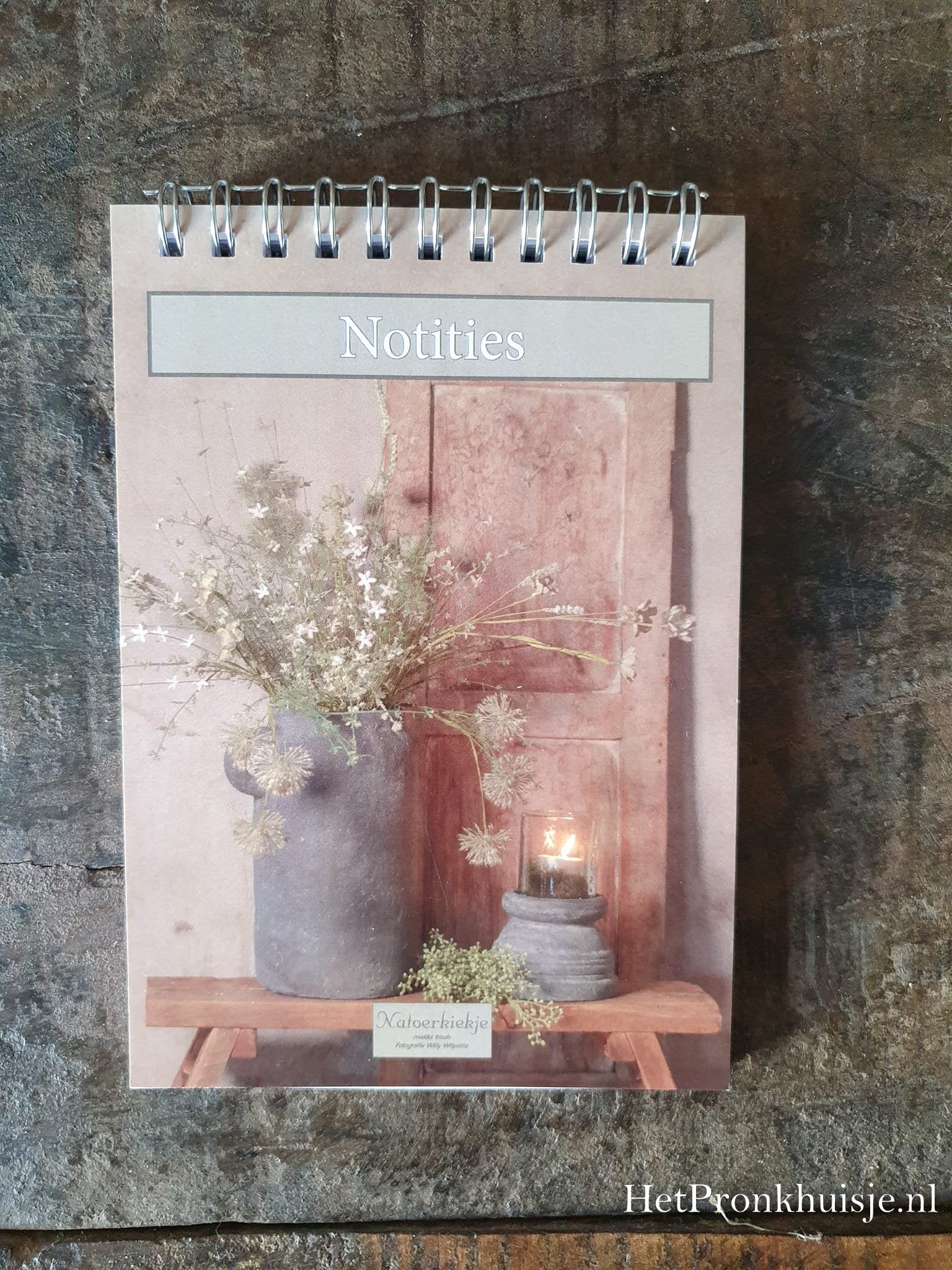 Notitieboekje. Bos bloemen