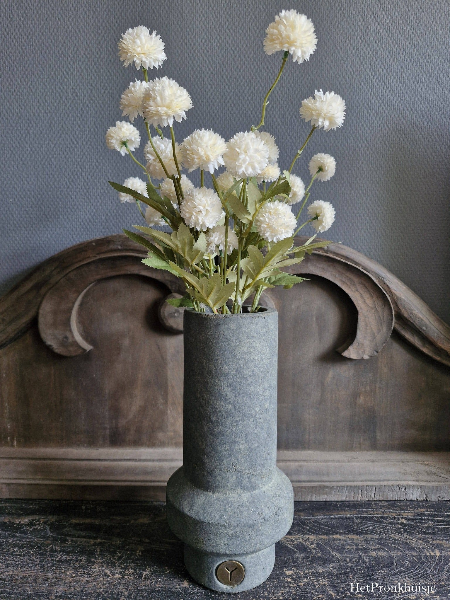 PomPom Dahlia. Wit