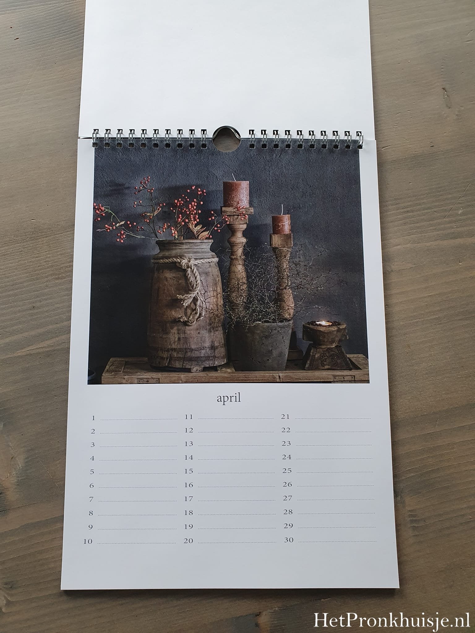 Verjaardagskalender. Keukengerei