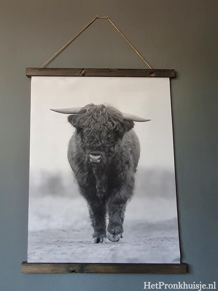 Wanddoek hooglander.